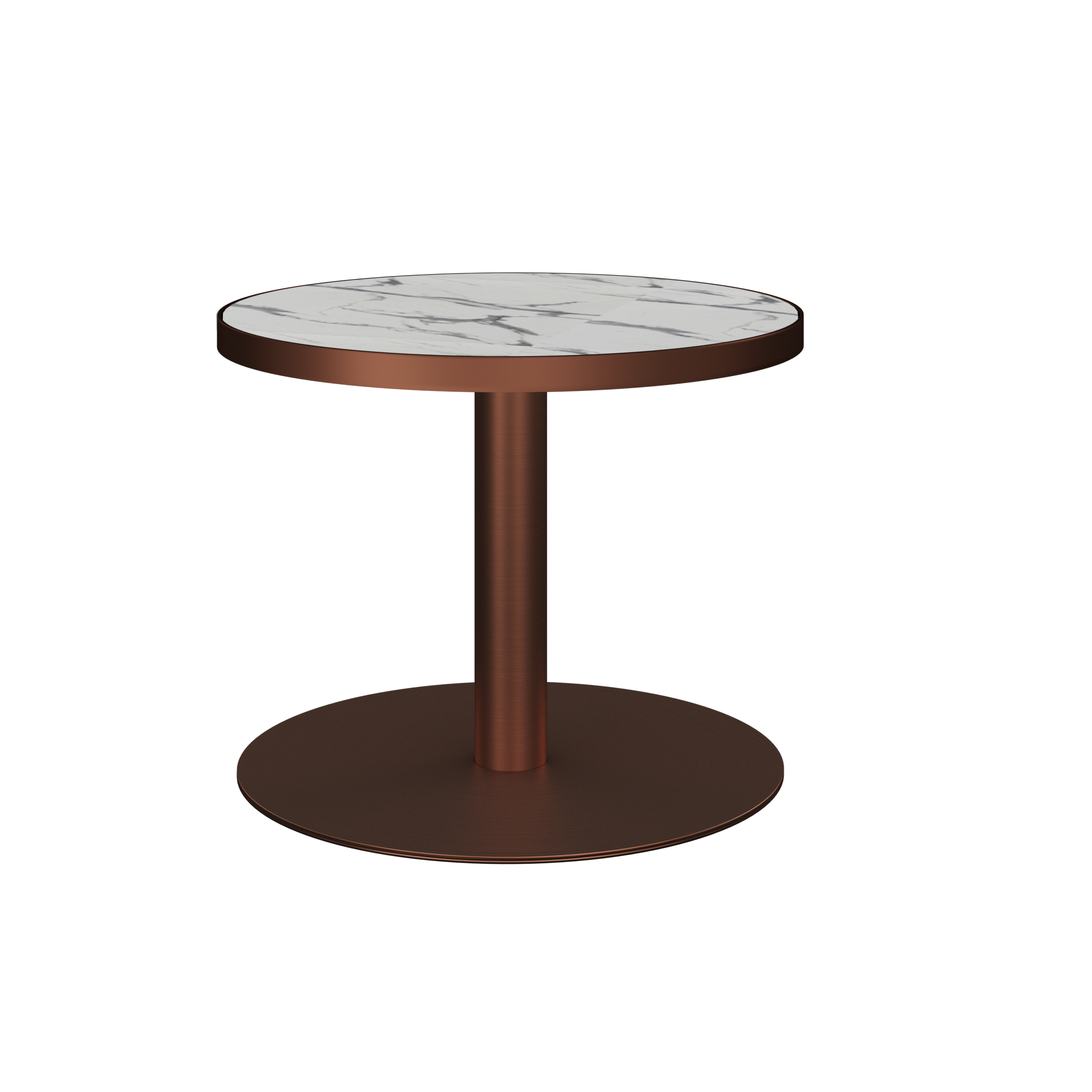 Halo Side Table (60cm Round) With Rim