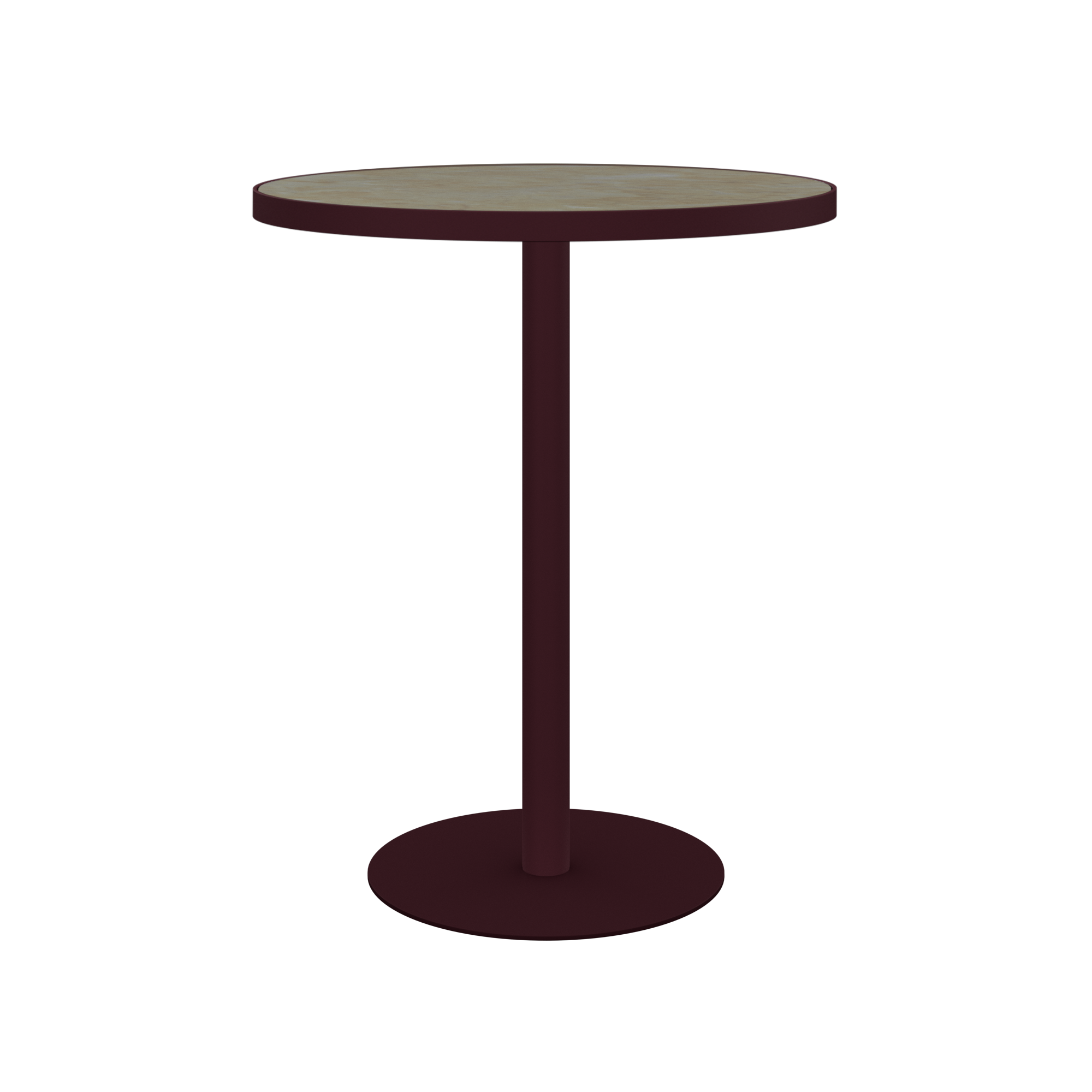 Halo Bar Table (80cm Round) With Rim