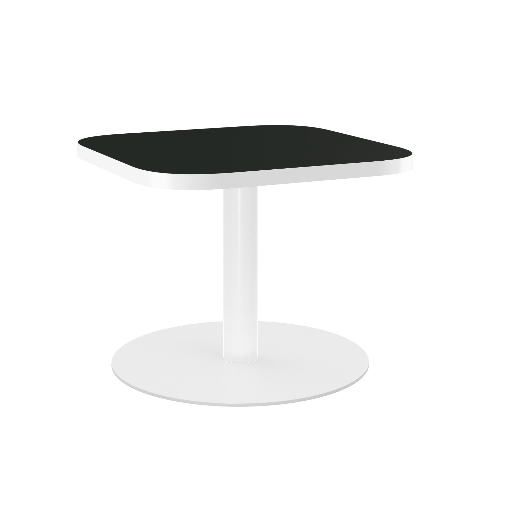 Halo Side Table (60cm Rounded Square) With Rim