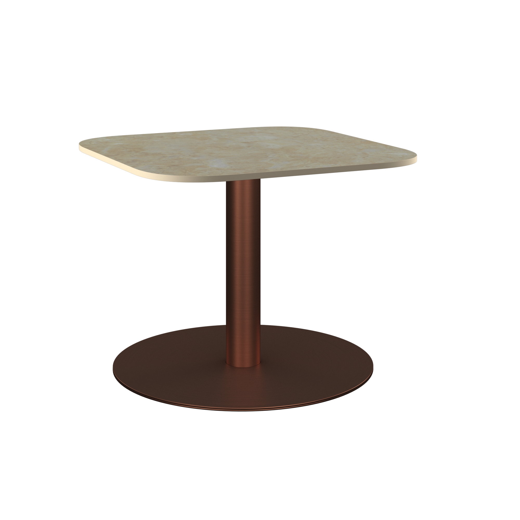 Halo Side Table (60cm Rounded Square)