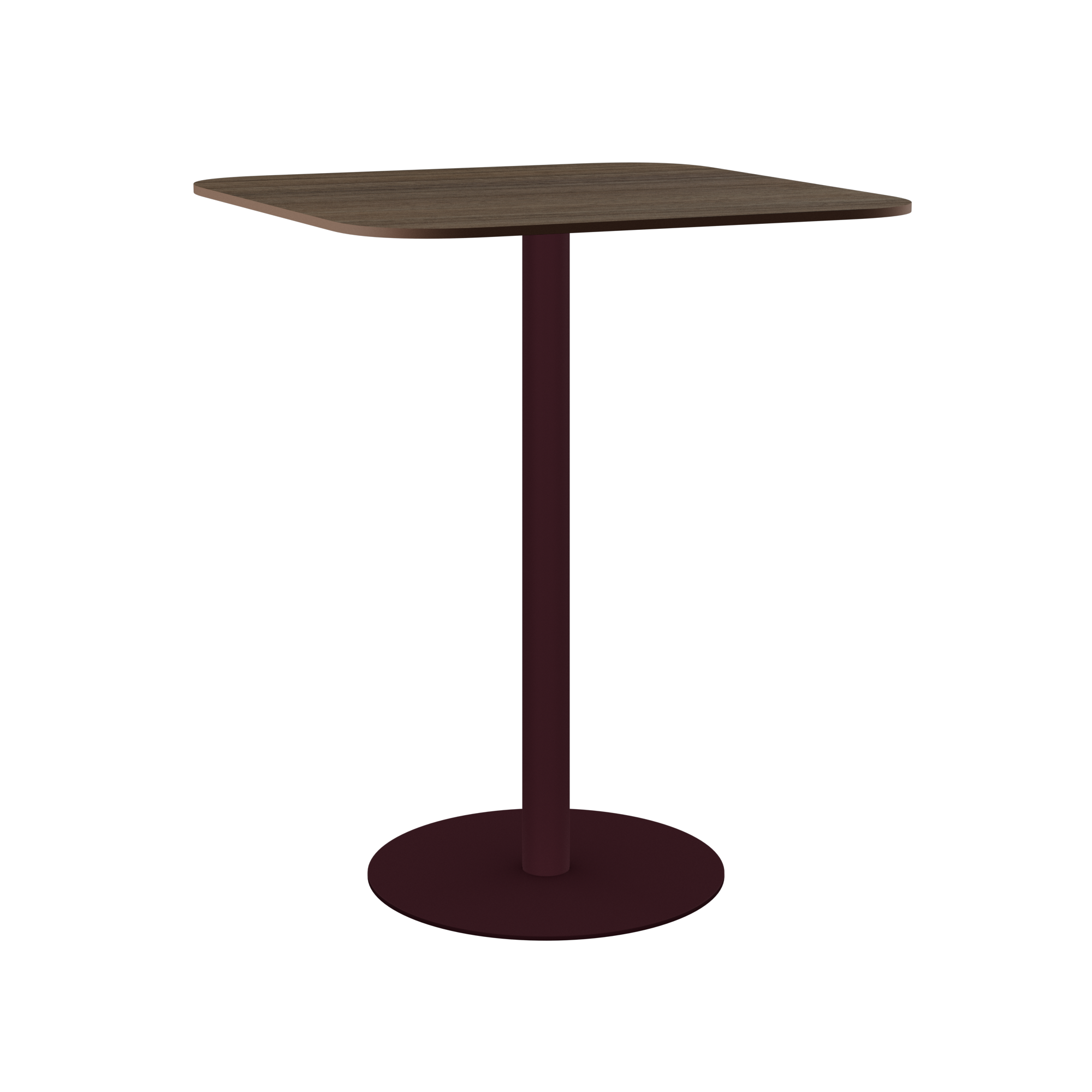 Halo Bar Table (80cm Rounded Square)