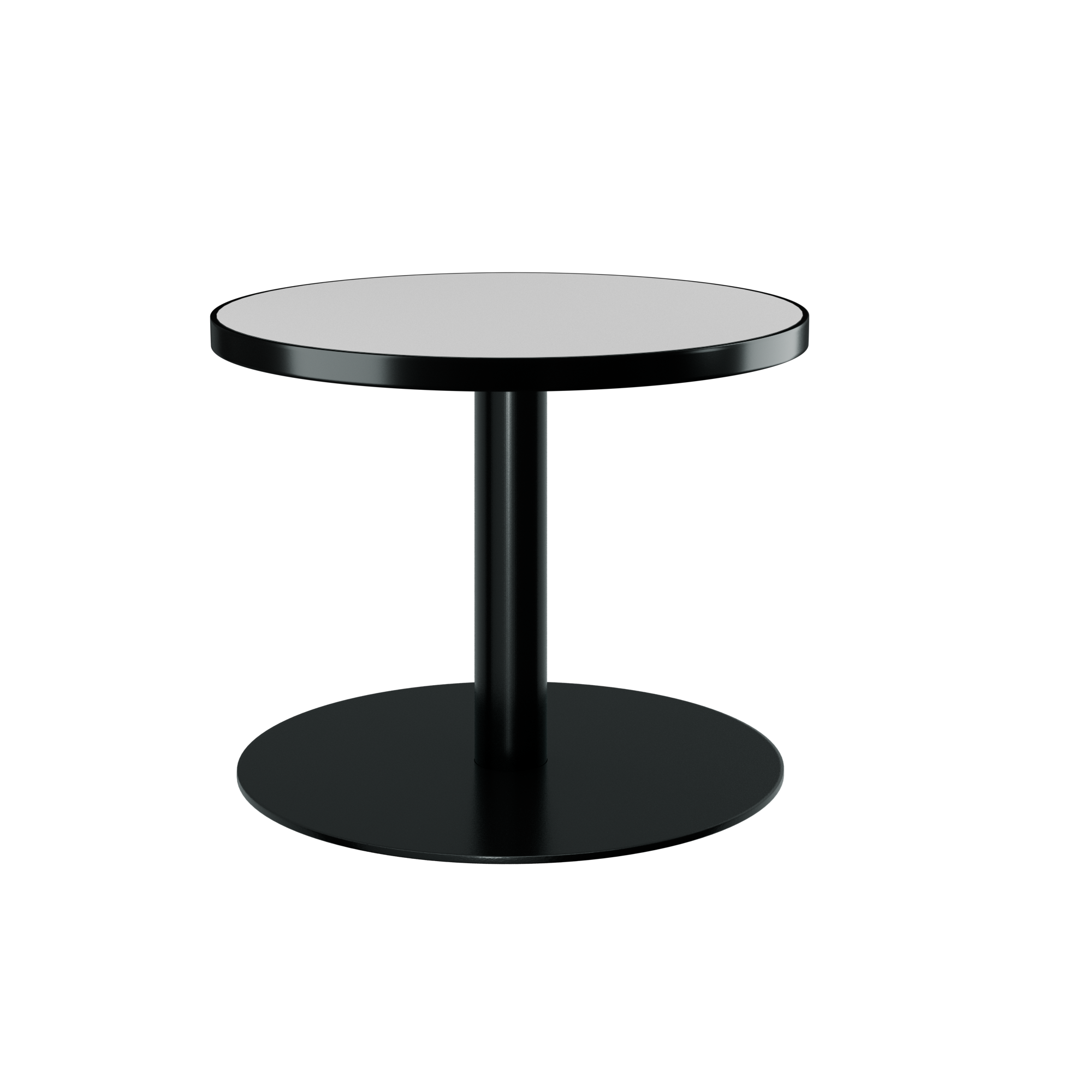 Halo Side Table (60cm Round) With Rim