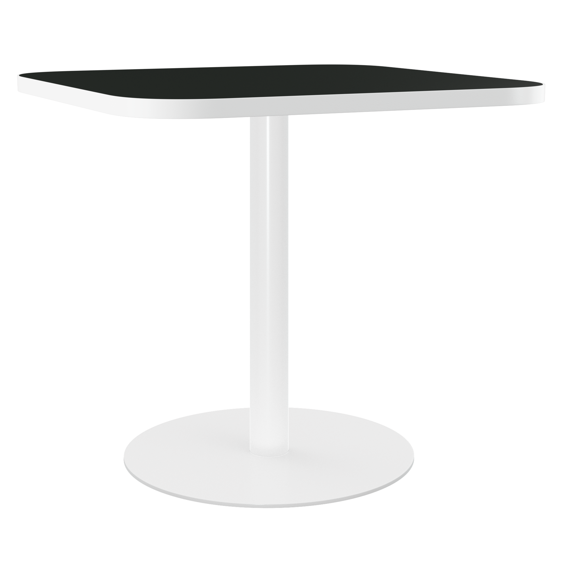 Halo Café Table (60cm Rounded Square) With Rim