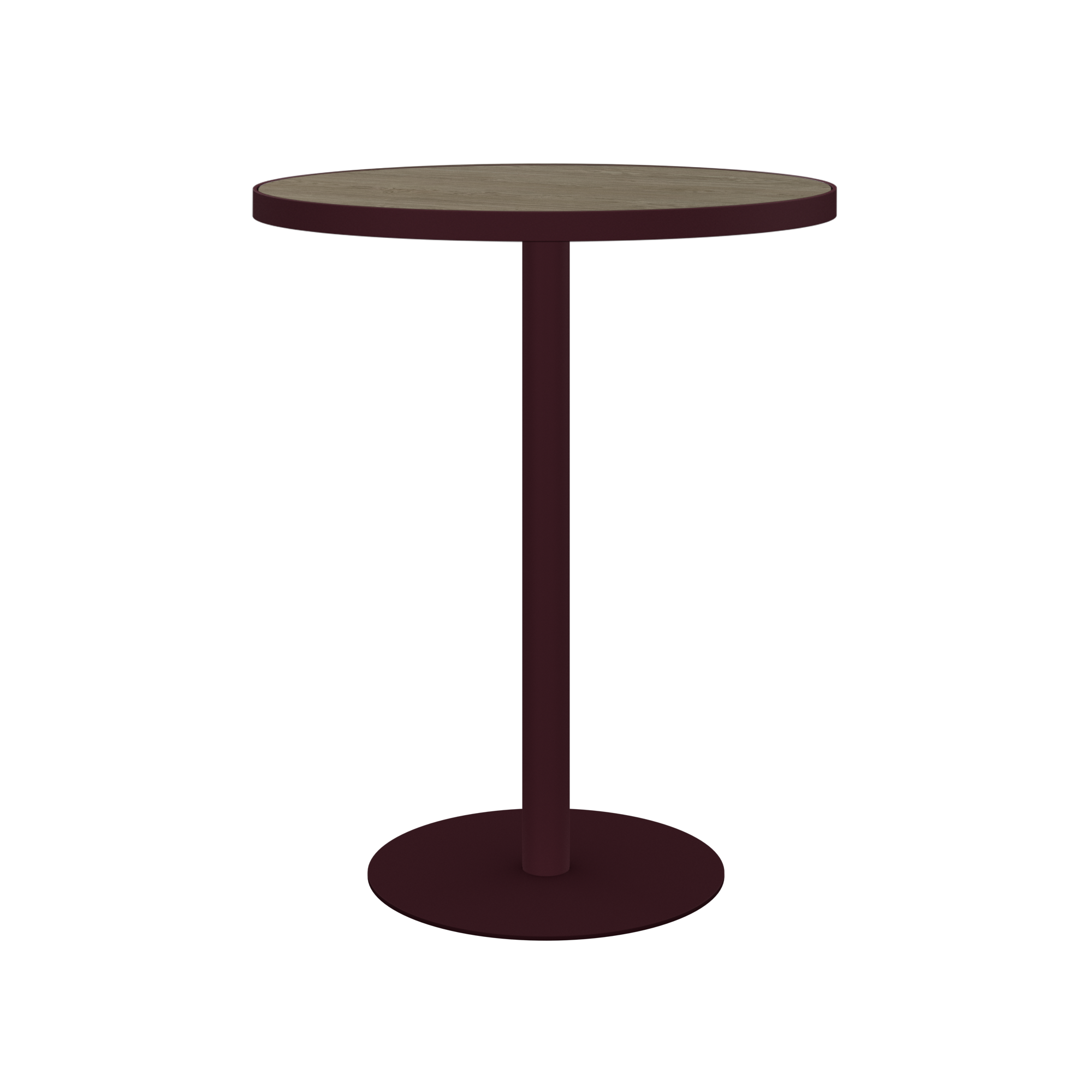 Halo Bar Table (80cm Round) With Rim
