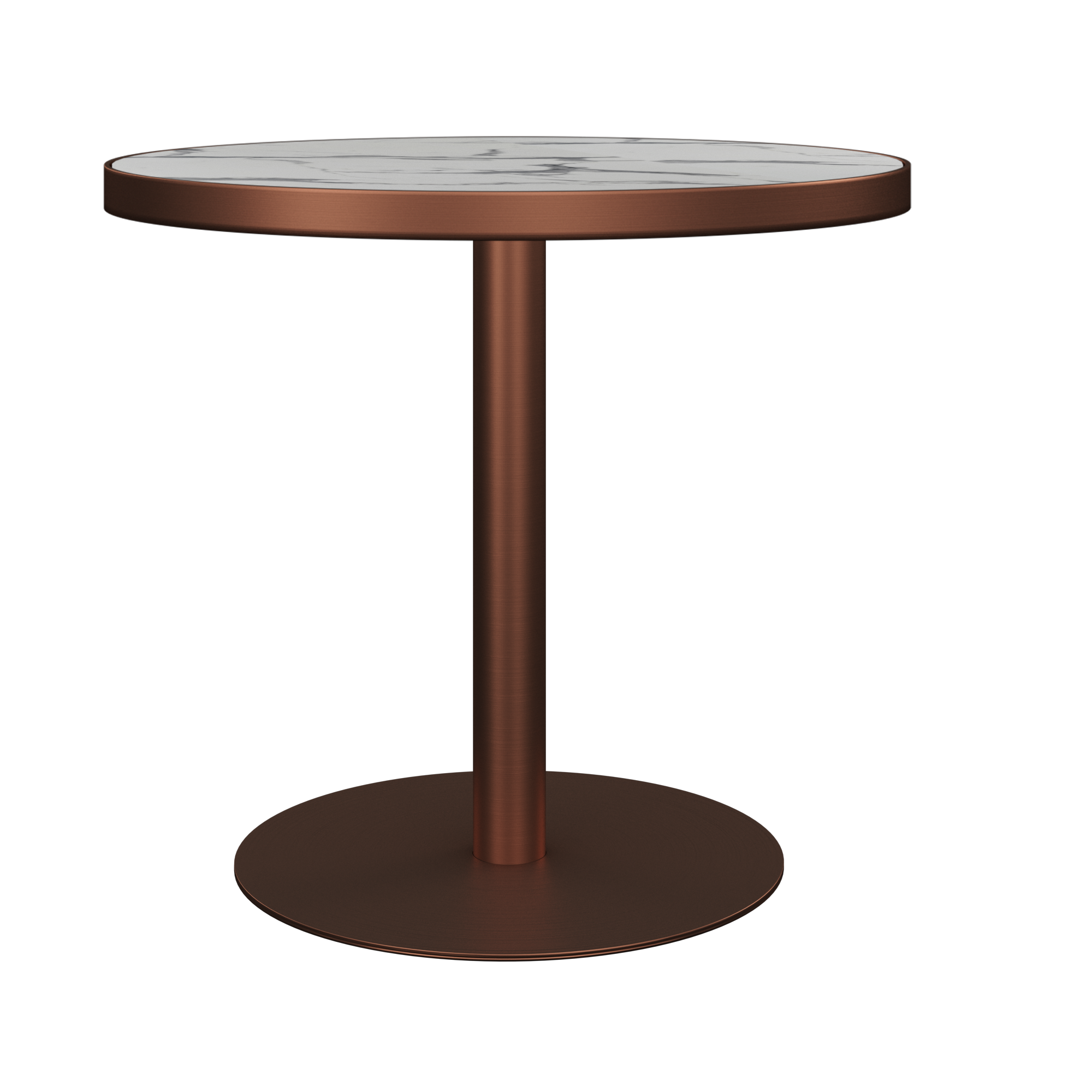 Halo Café Table (80cm Round) With Rim