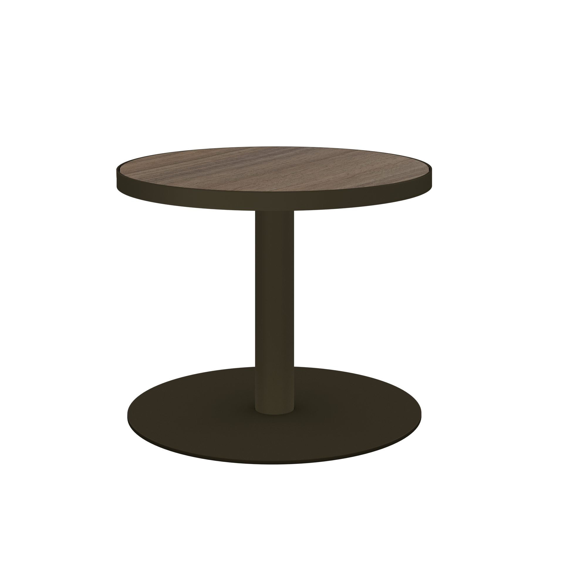 Halo Side Table (60cm Round) With Rim