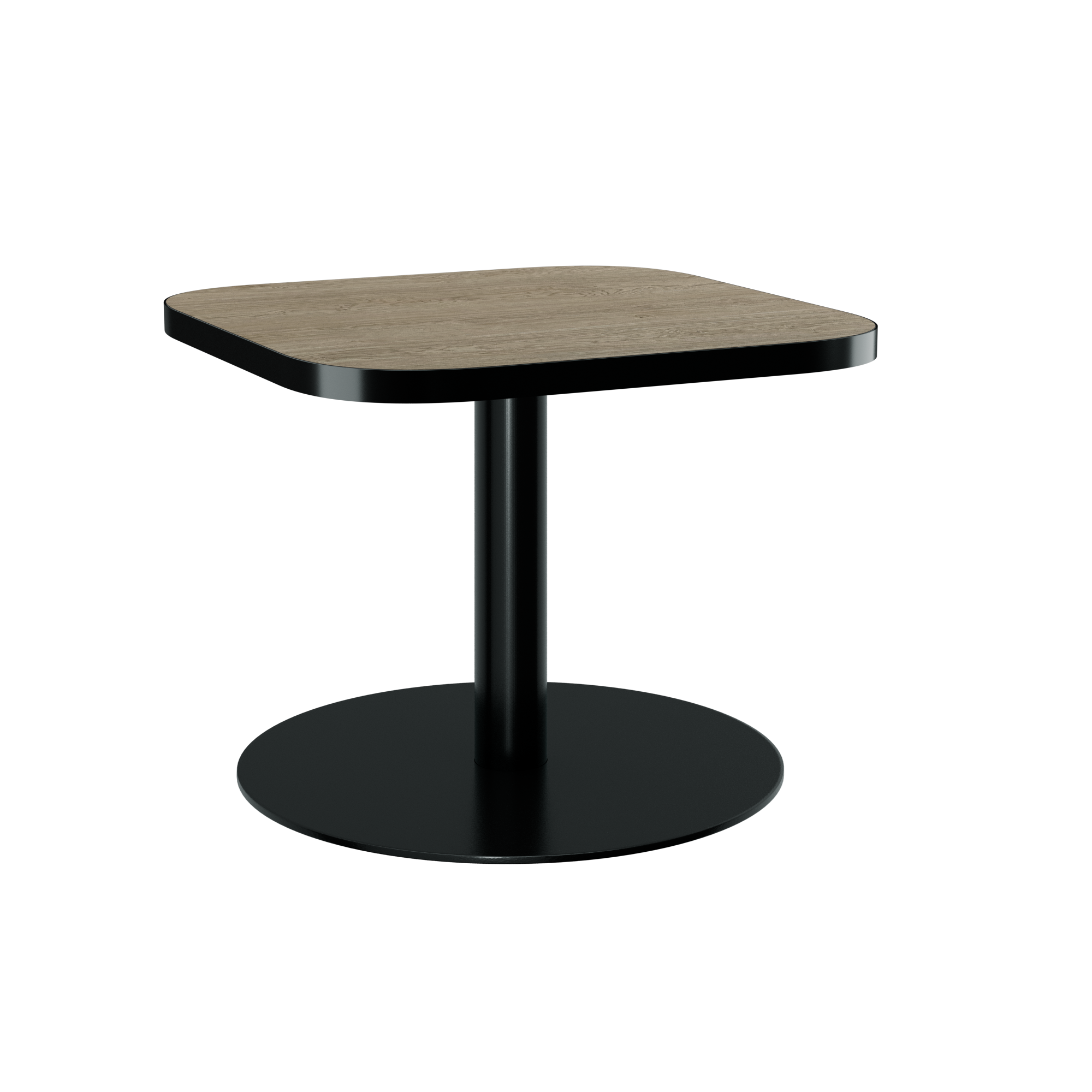 Halo Side Table (60cm Rounded Square) With Rim