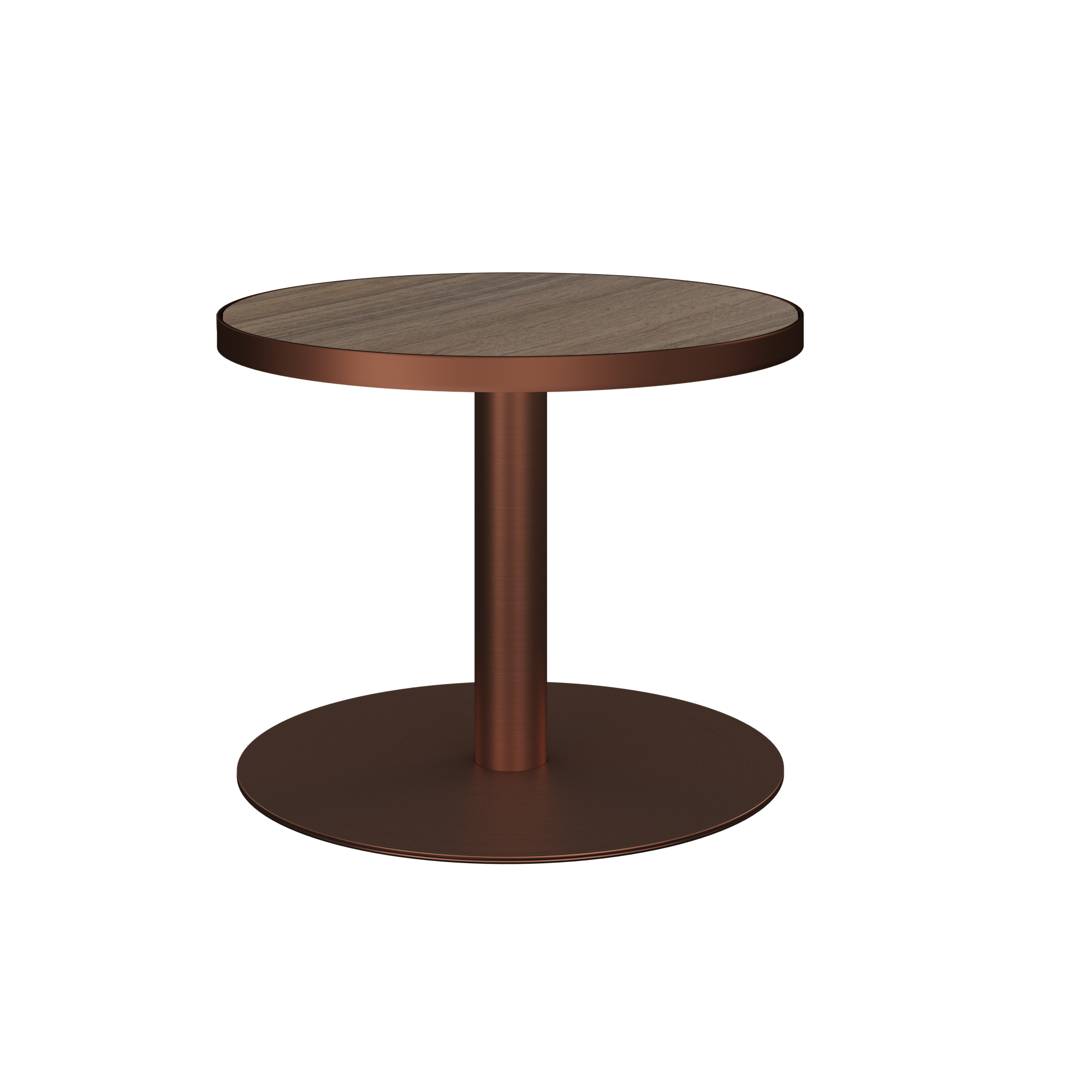 Halo Side Table (60cm Round) With Rim