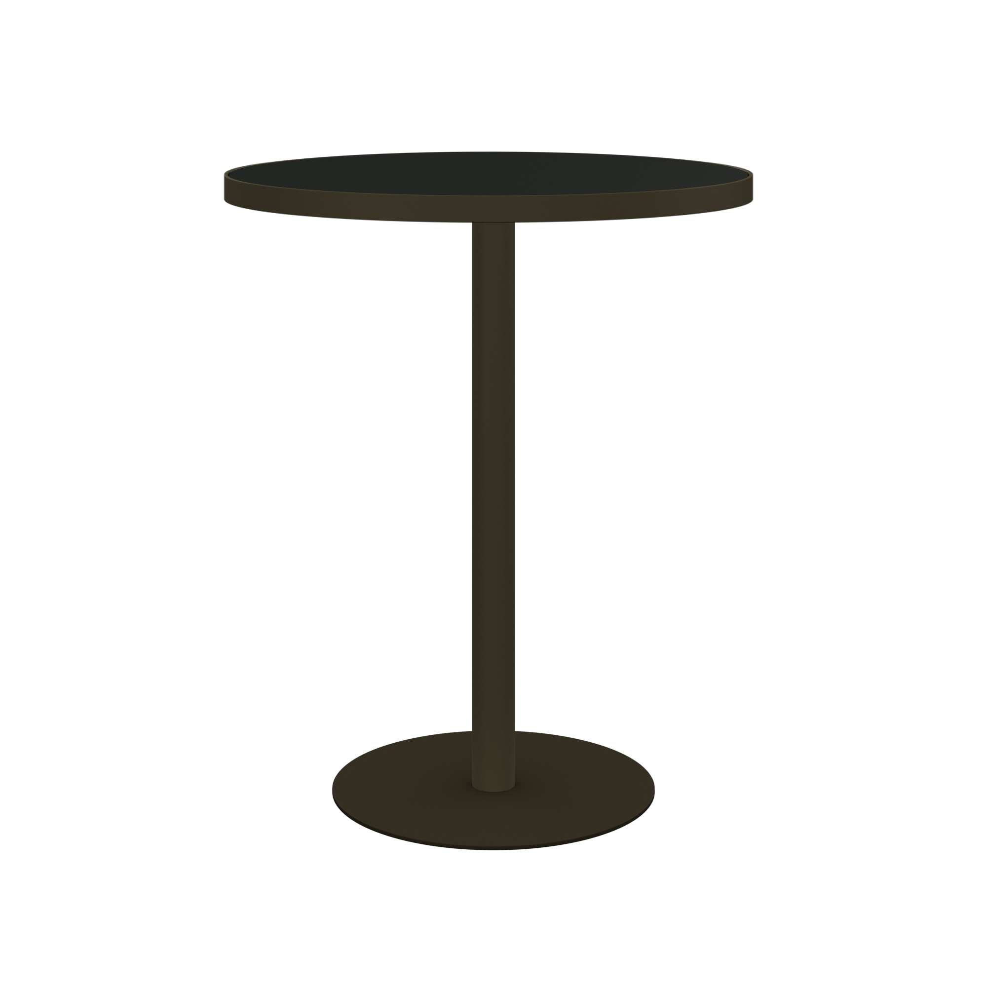 Halo Bar Table (80cm Round) With Rim