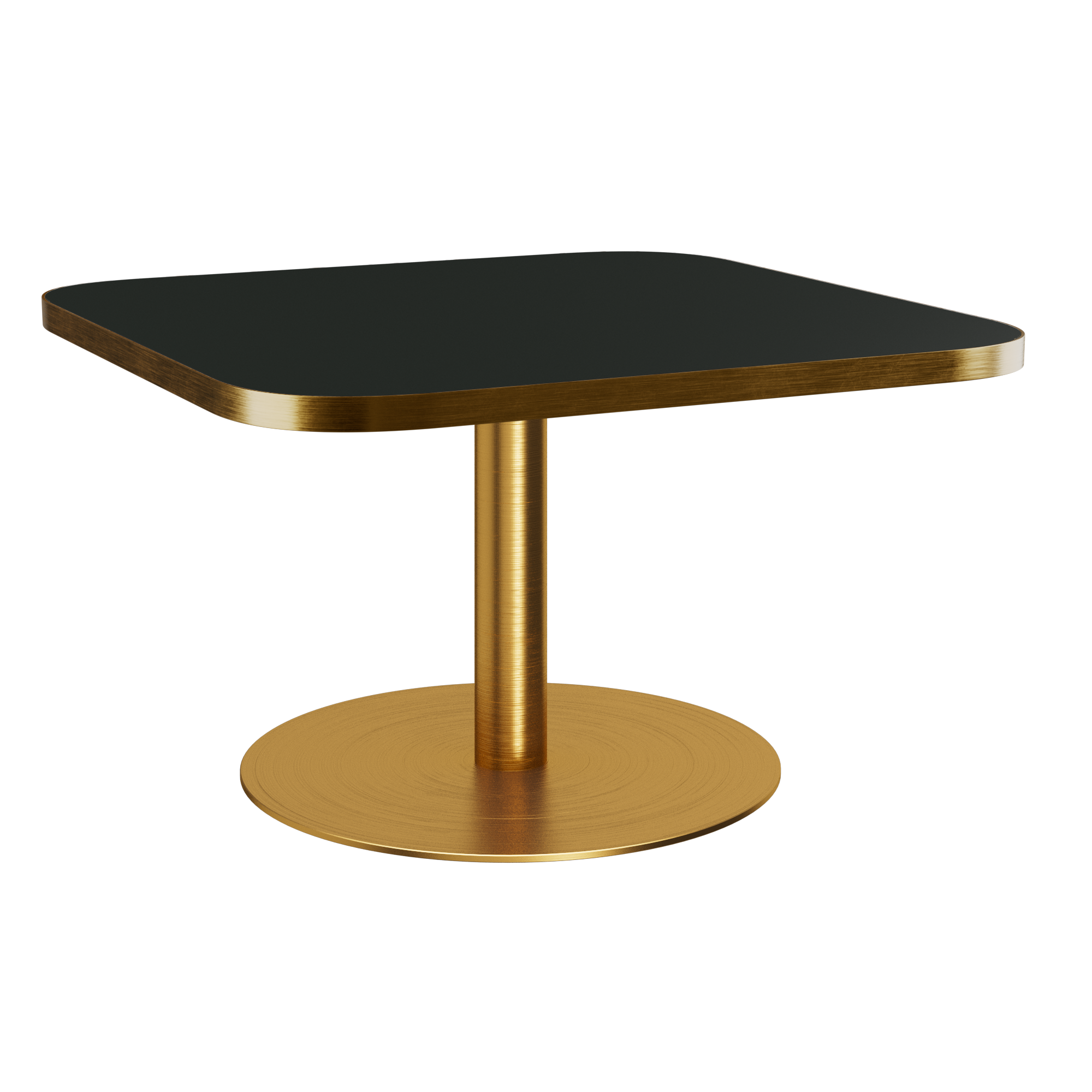 Halo Coffee Table (80cm Rounded Square) With Rim