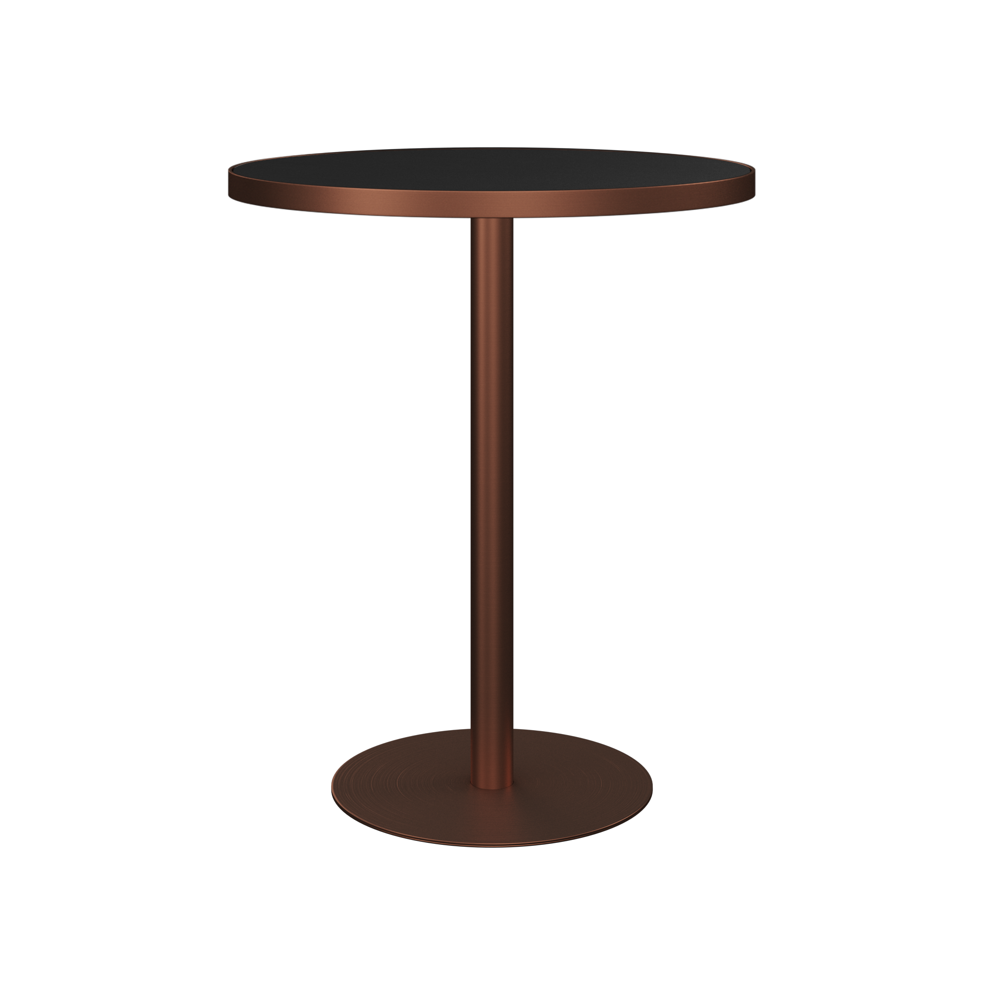 Halo Bar Table (80cm Round) With Rim