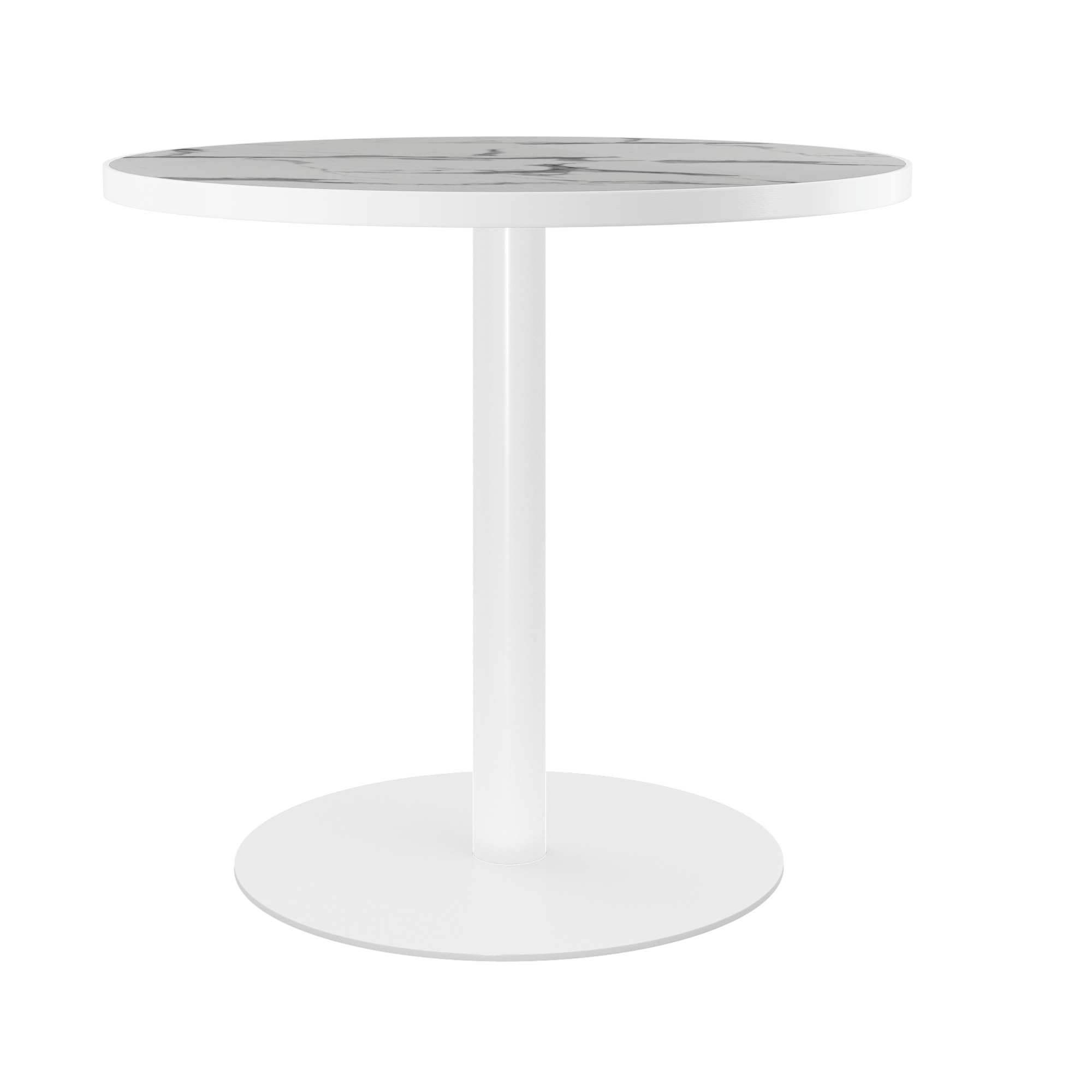 Halo Café Table (80cm Round) With Rim