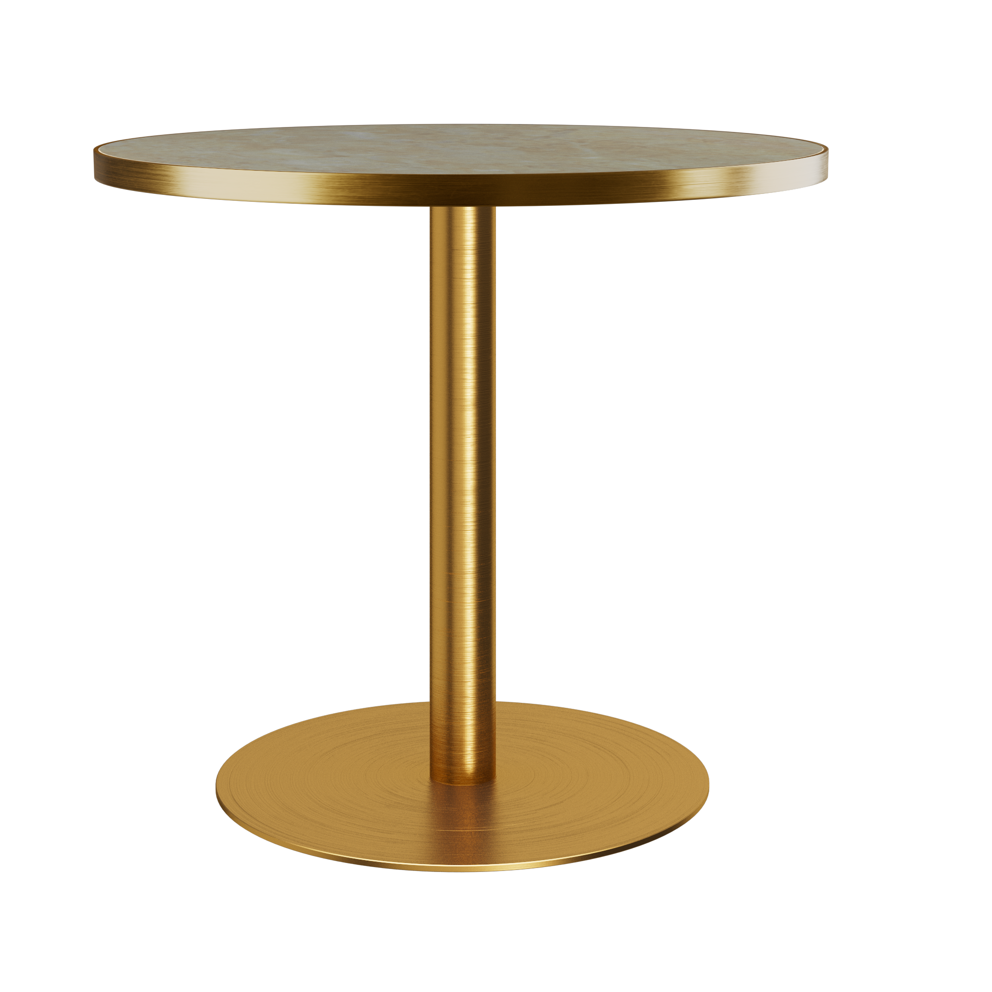 Halo Café Table (80cm Round) With Rim