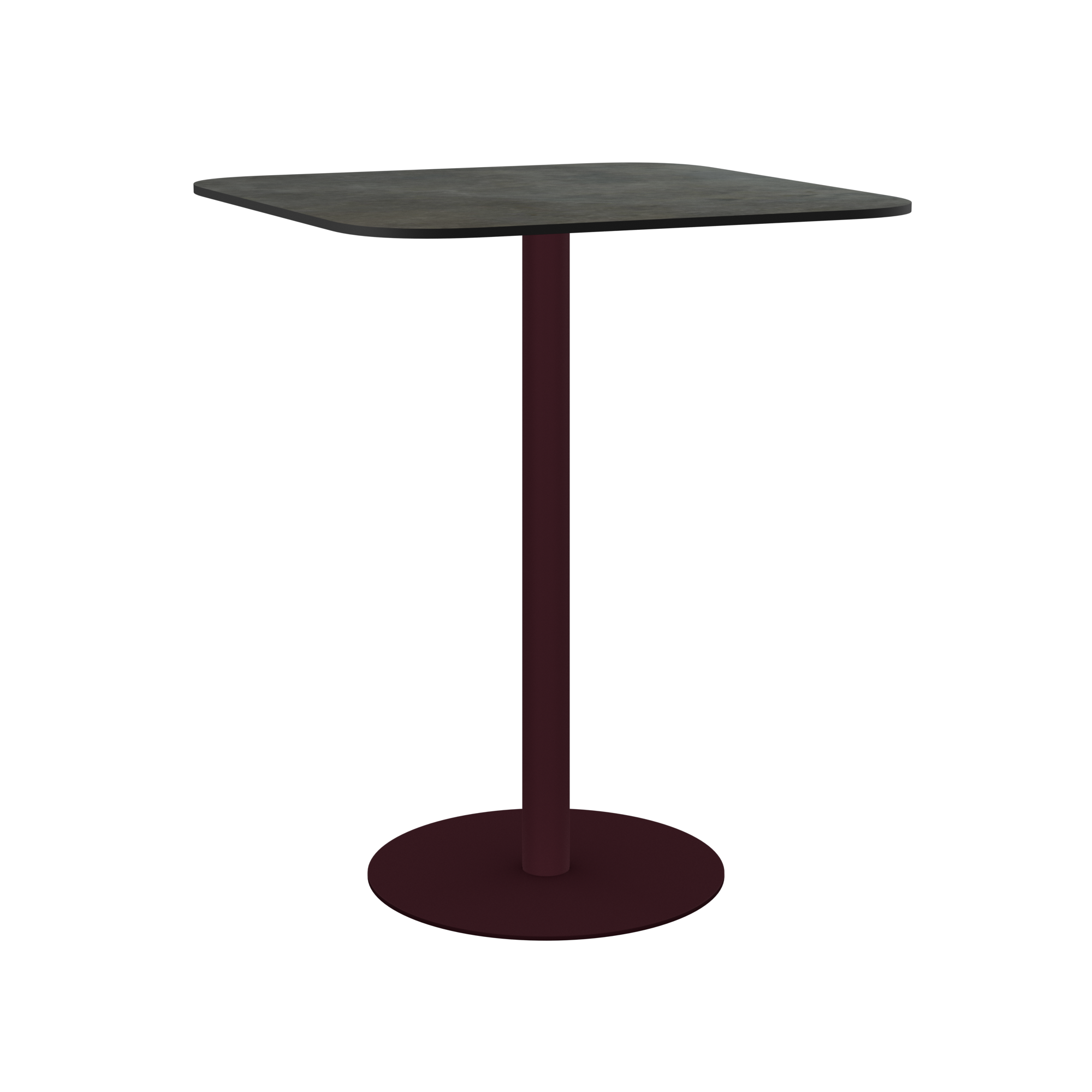 Halo Bar Table (80cm Rounded Square)