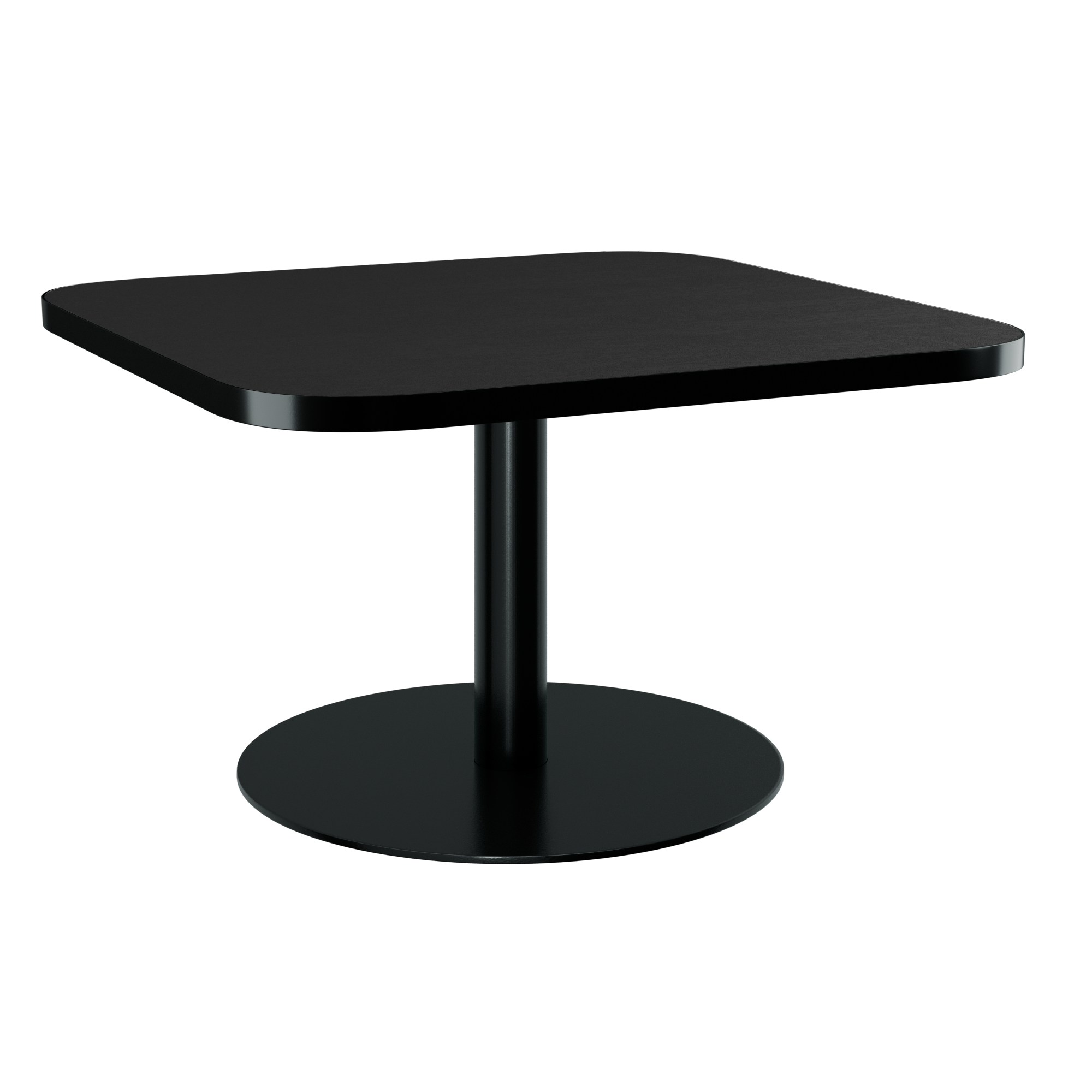 Halo Coffee Table (80cm Rounded Square) With Rim
