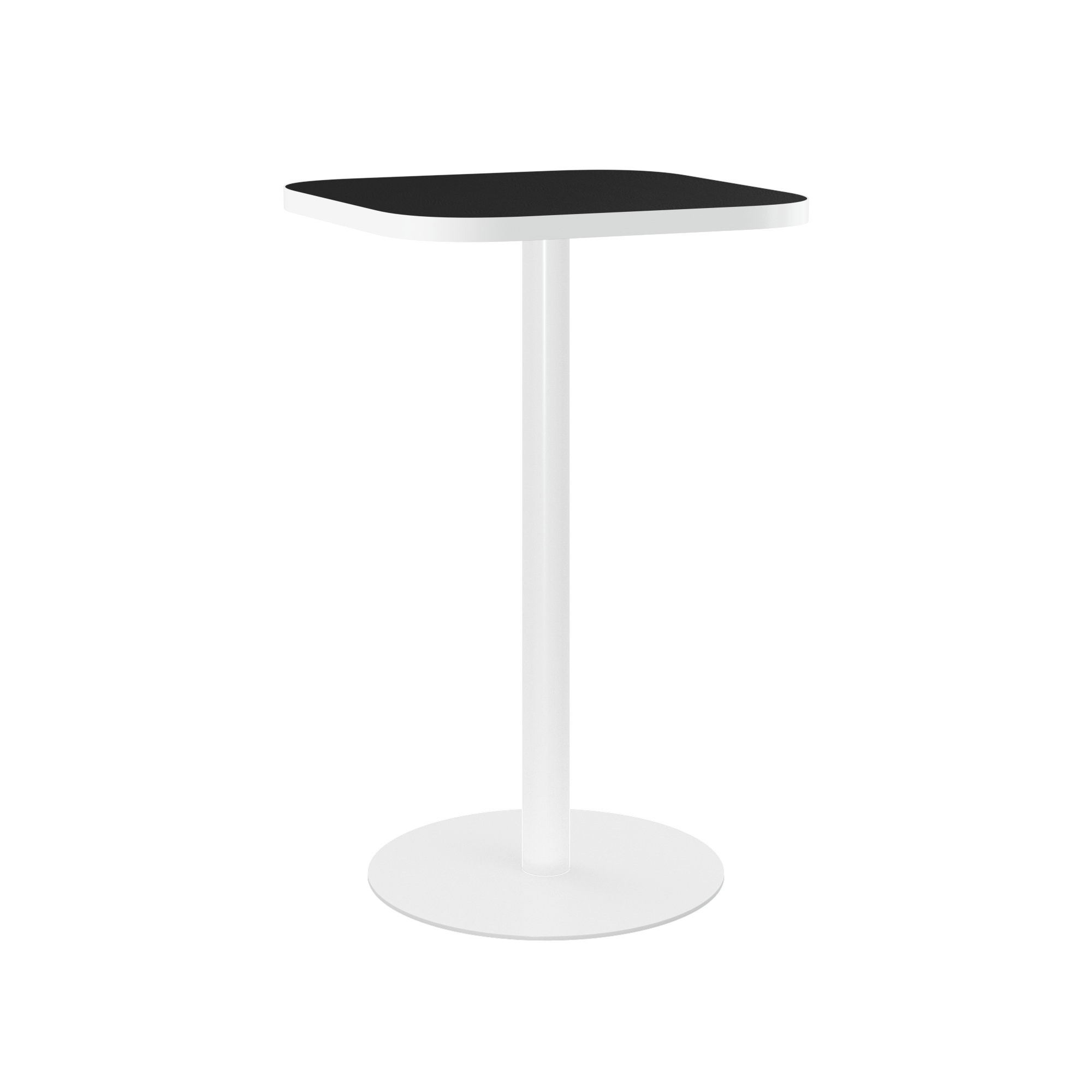 Halo Bar Table (60cm Rounded Square) With Rim