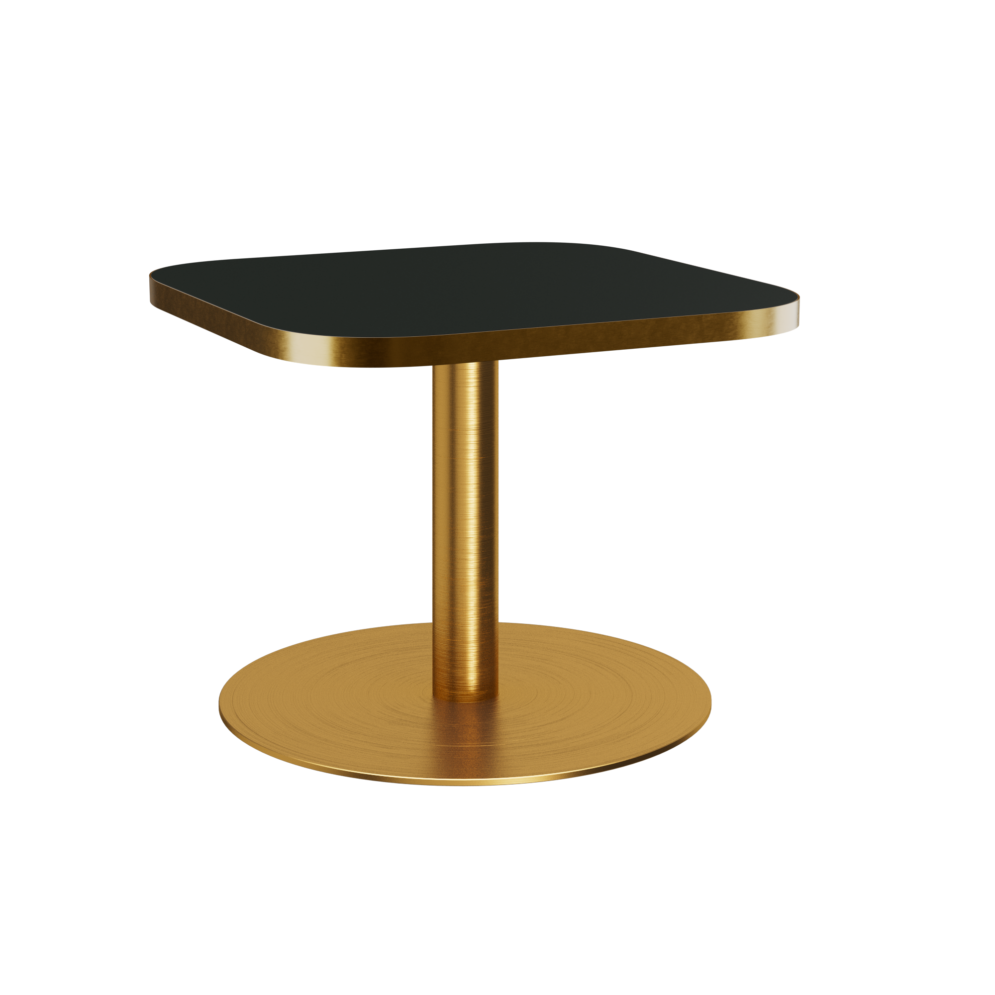 Halo Side Table (60cm Rounded Square) With Rim