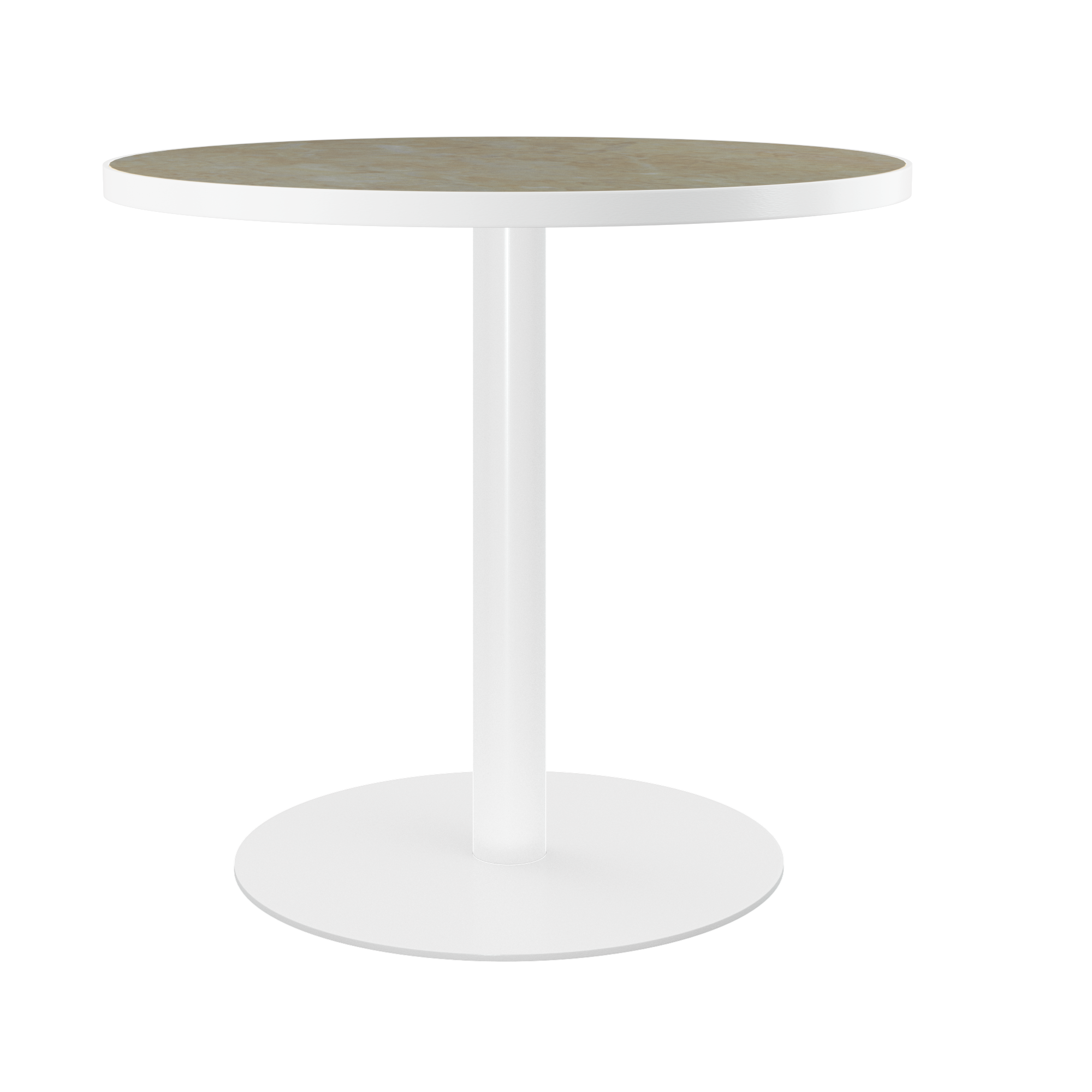 Halo Café Table (80cm Round) With Rim