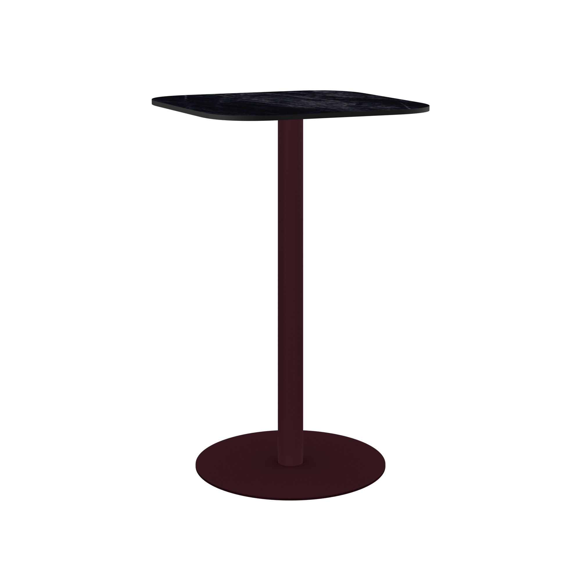 Halo Bar Table (60cm Rounded Square)