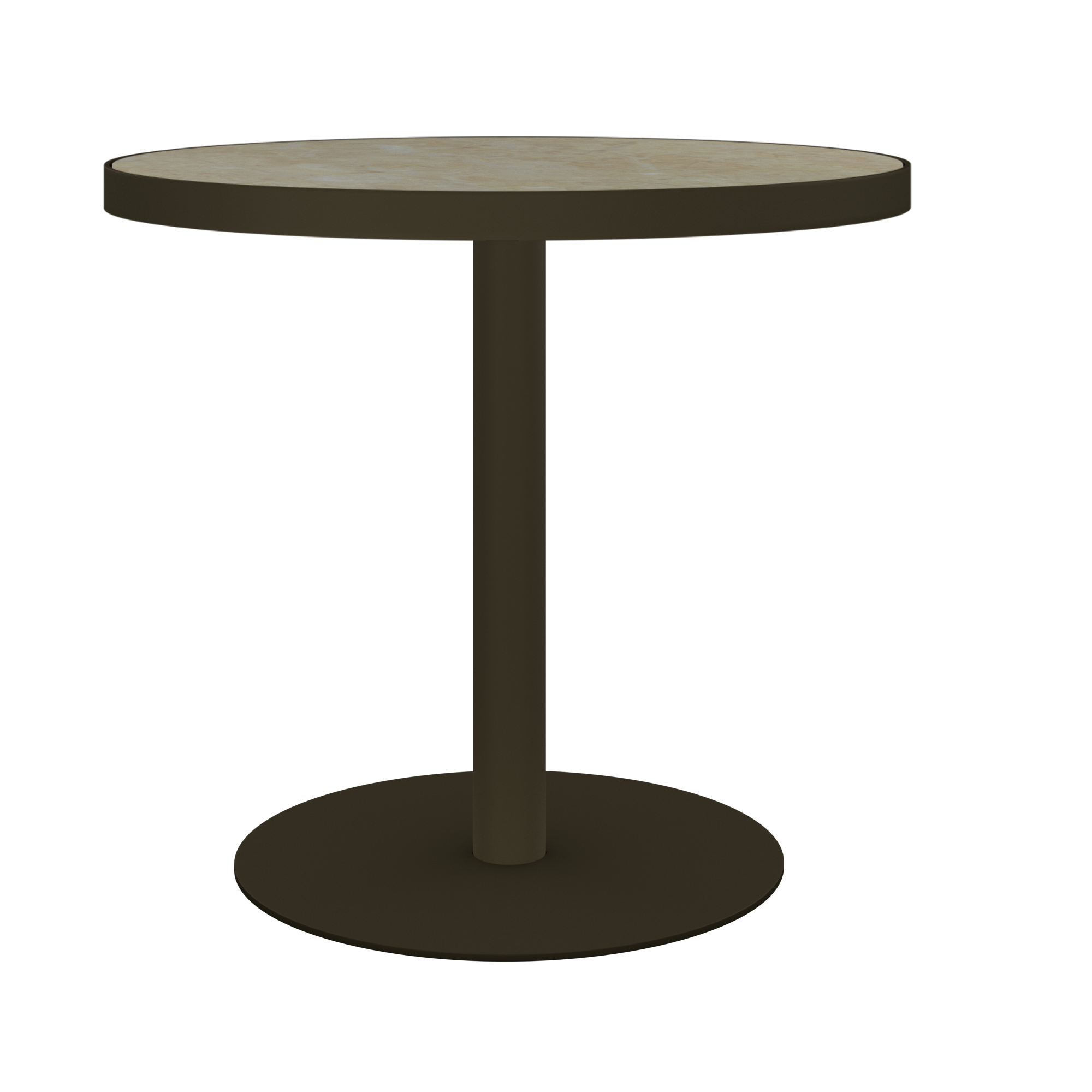 Halo Café Table (80cm Round) With Rim