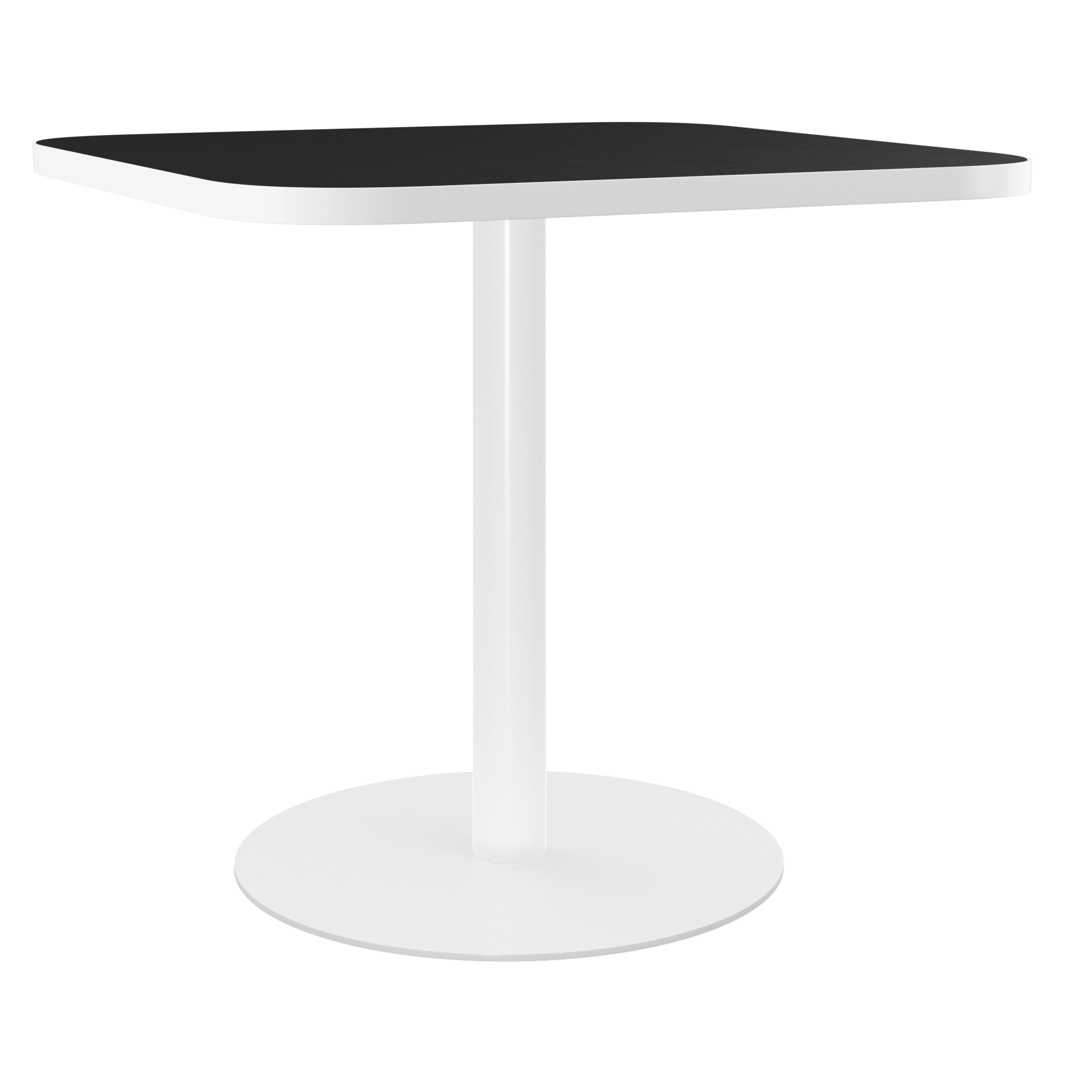 Halo Café Table (80cm Rounded Square) With Rim