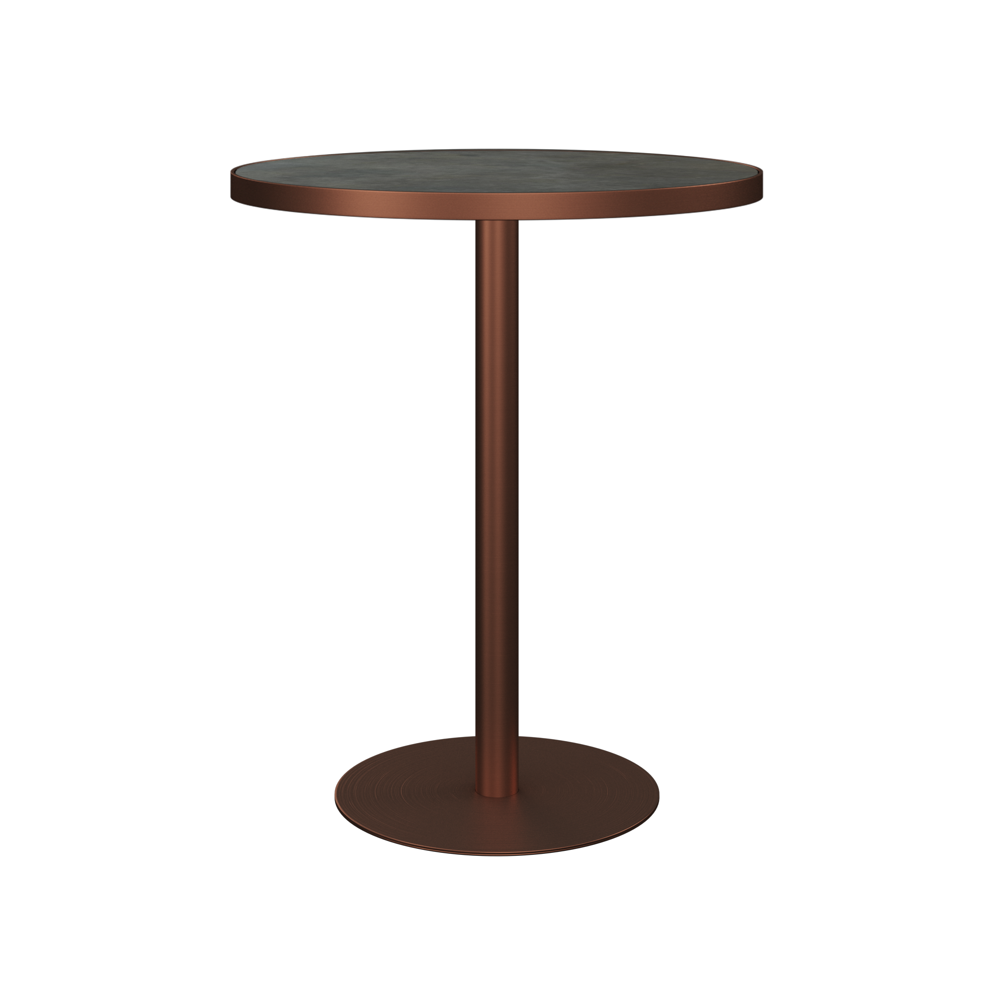 Halo Bar Table (80cm Round) With Rim