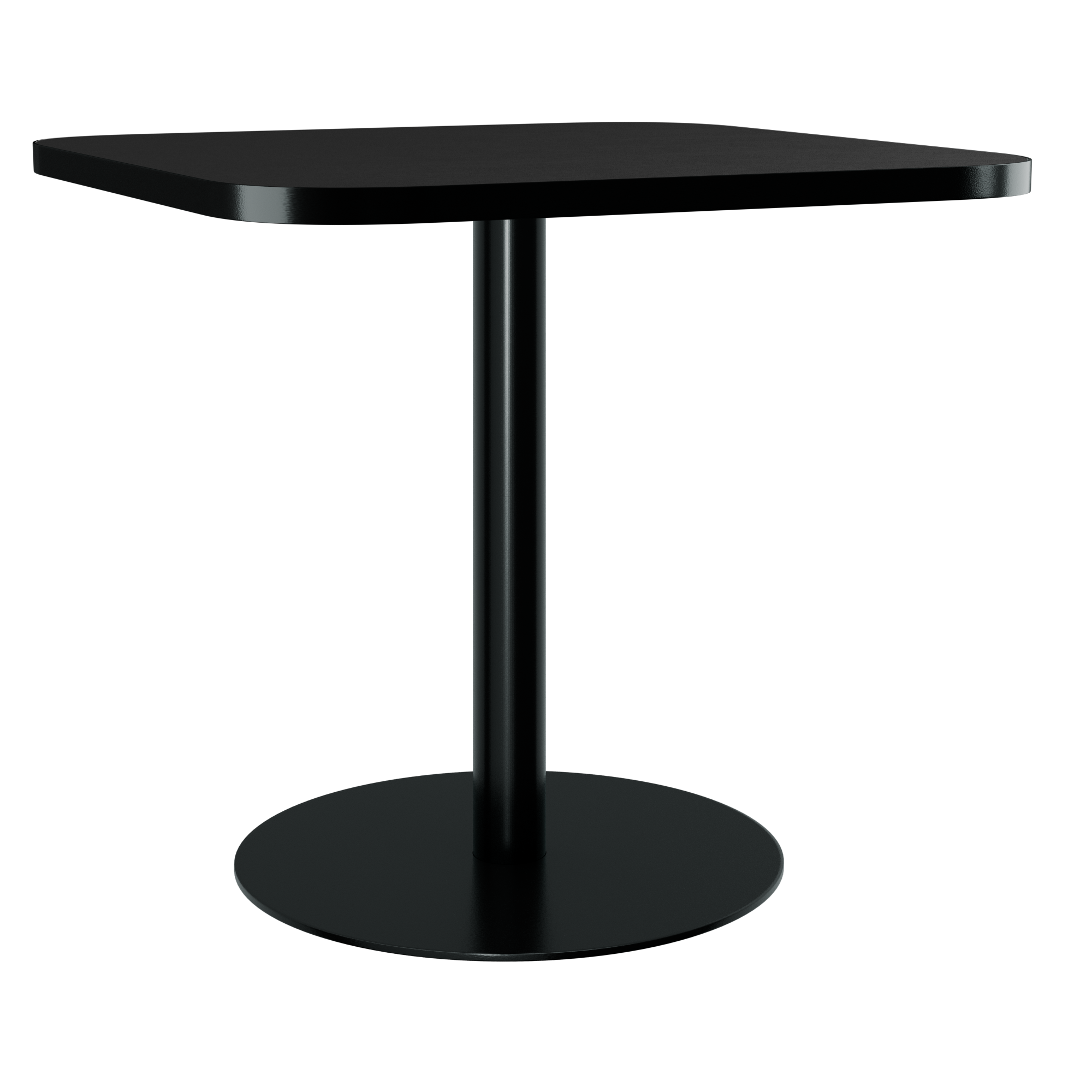 Halo Café Table (60cm Rounded Square) With Rim