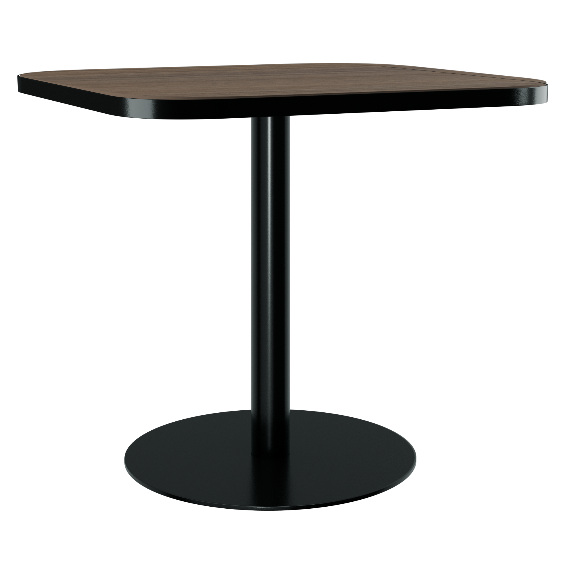 Halo Café Table (60cm Rounded Square) With Rim