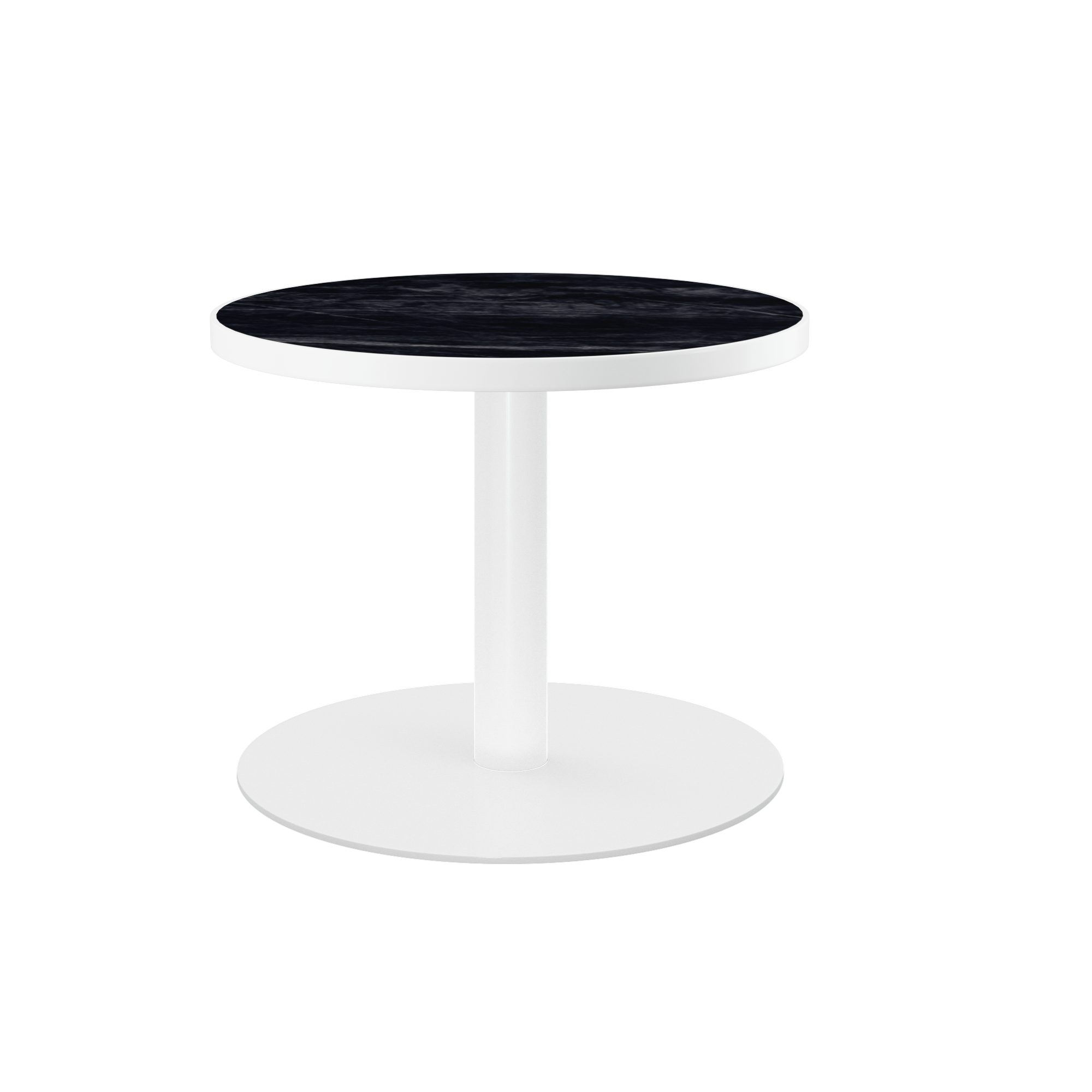 Halo Side Table (60cm Round) With Rim