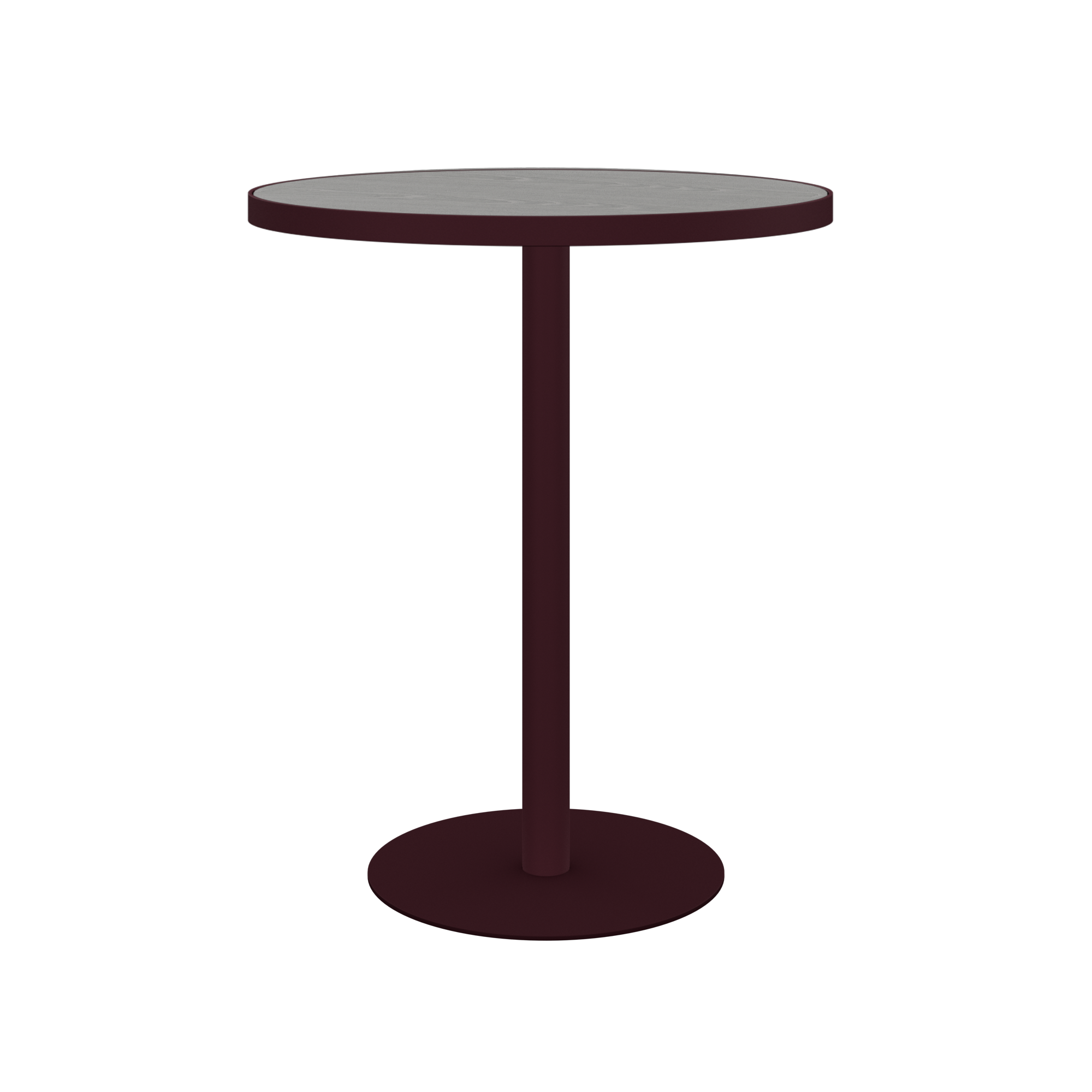 Halo Bar Table (80cm Round) With Rim