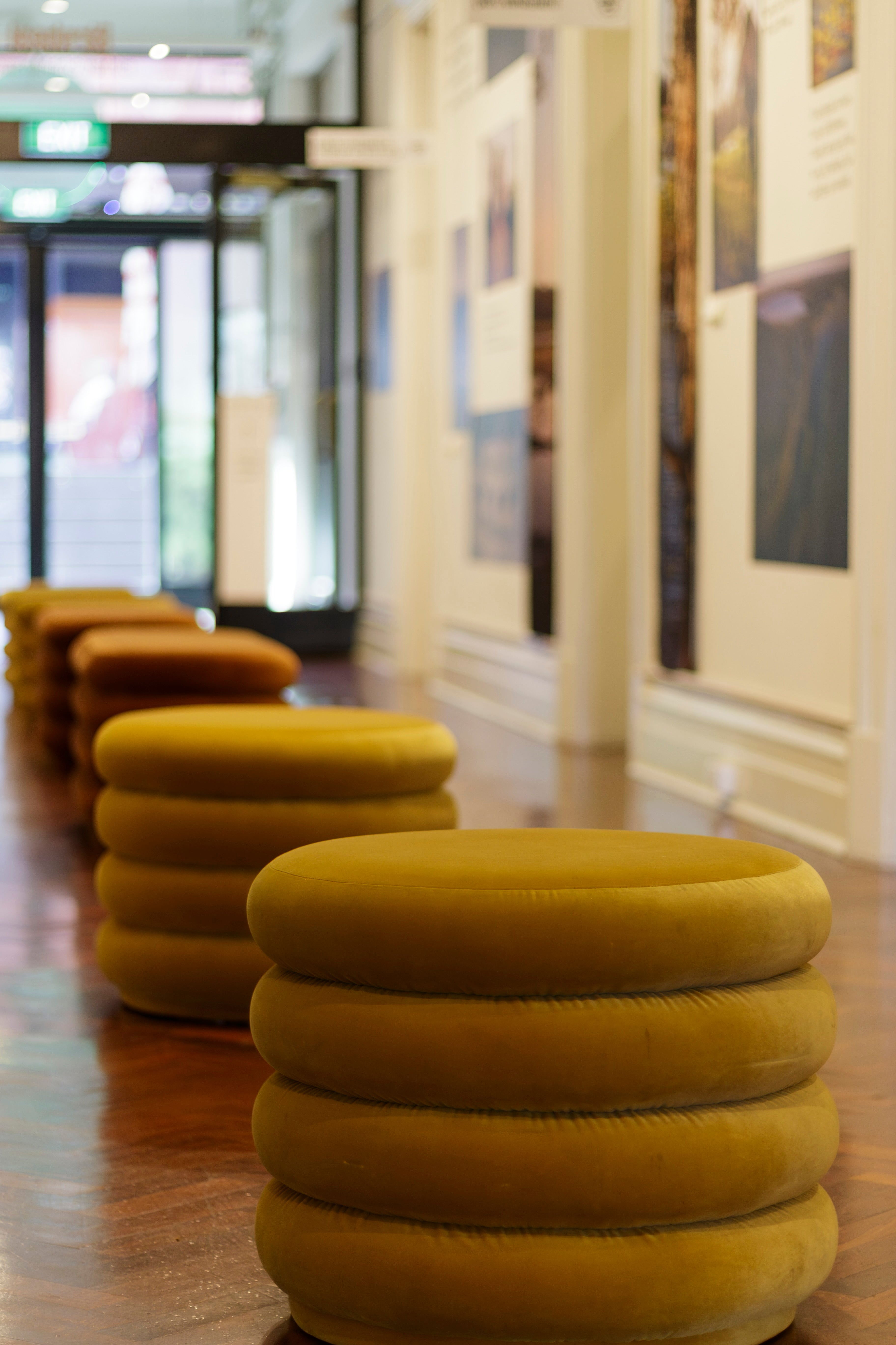 Mila Round Ottoman
