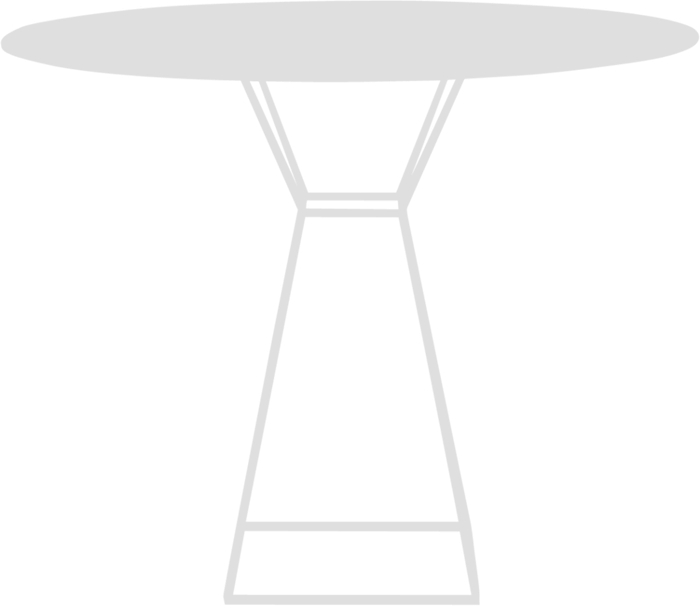 Hourglass Café Table (Round)