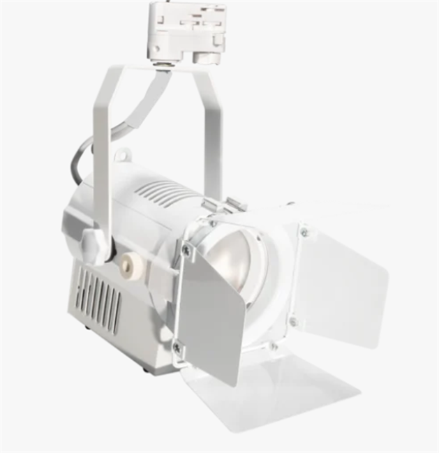 Hi Line Fresnel 50w LED/ Barndoors White