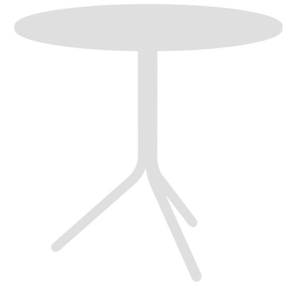 Poseidon Café Table - Neutral (Round)