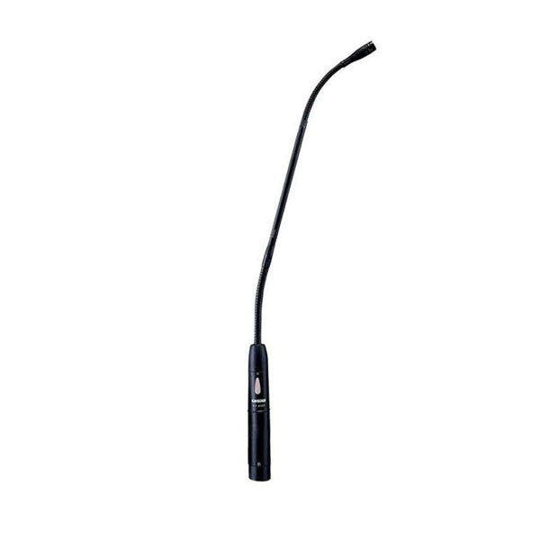 Microphone: Shure MX418 (18" Lectern mic)