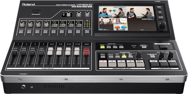 Roland Edirol VR-50HD AV Mixer 4 Channel Video 4 Mic and 4 Stereo Channel Audio