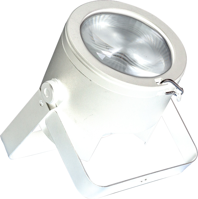 LED ShowPro 60w w/ 25 deg lens White Case