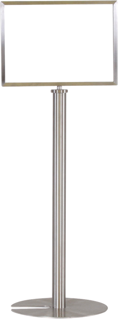 Sign Holder and Stand - Stainless