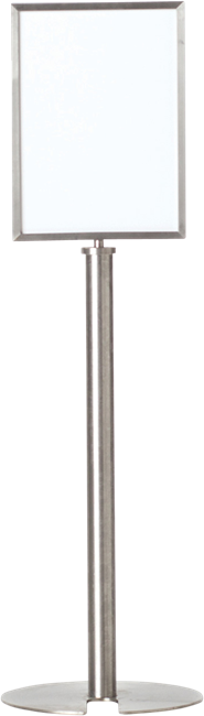 Sign Holder and Stand - Stainless