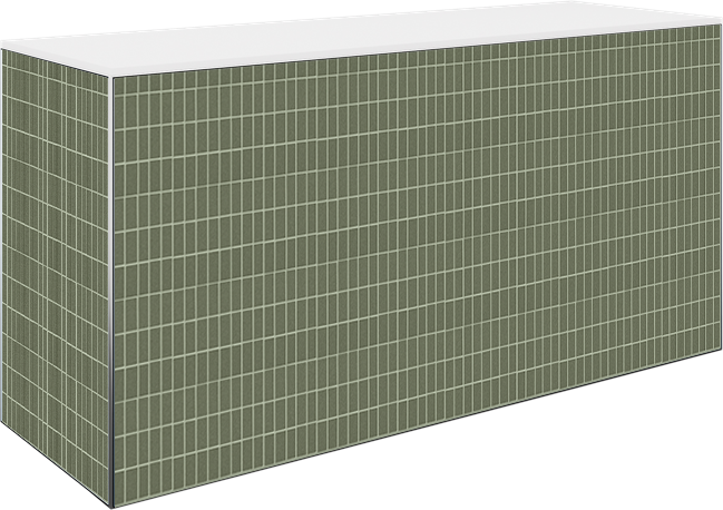 Art Series Food Station Counter (White Top)