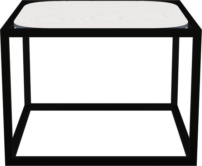 Linear Side Tables (Rounded Square)