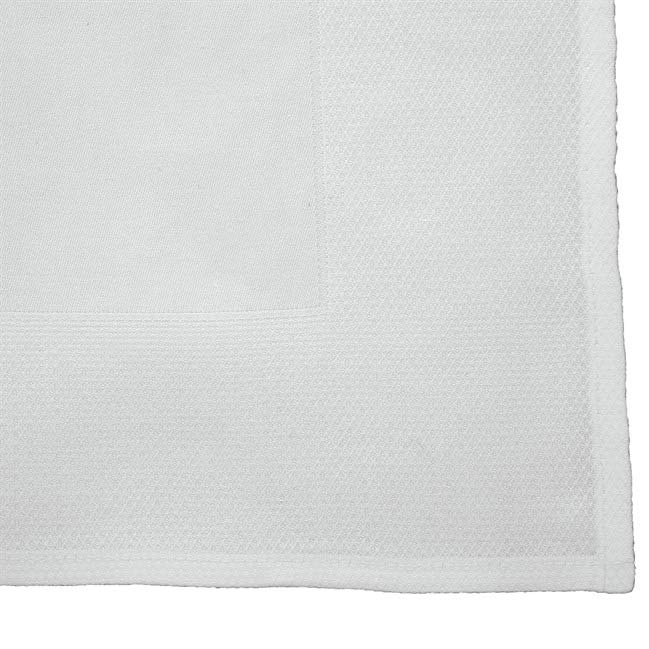 Border Napkins - White