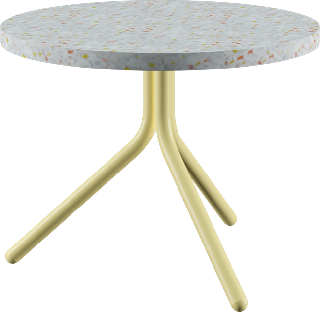 Poseidon Side Table - Colourful (Round)