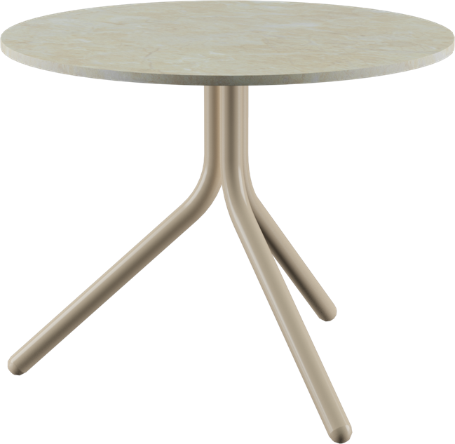 Poseidon Side Table - Neutral (Round)
