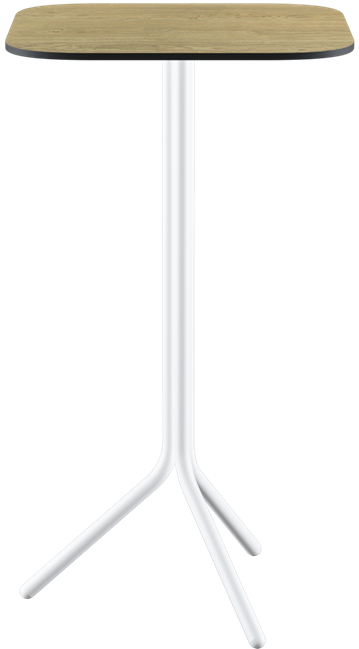 Poseidon Bar Table - Neutral (Rounded Square)
