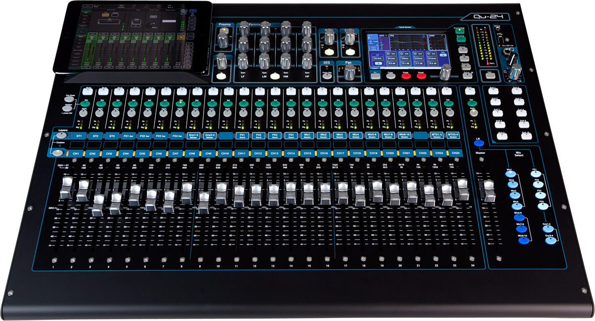 Allen & Heath QU24 with Wireless Ipad control