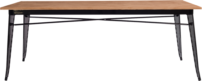 Tolix Timber Dining Table