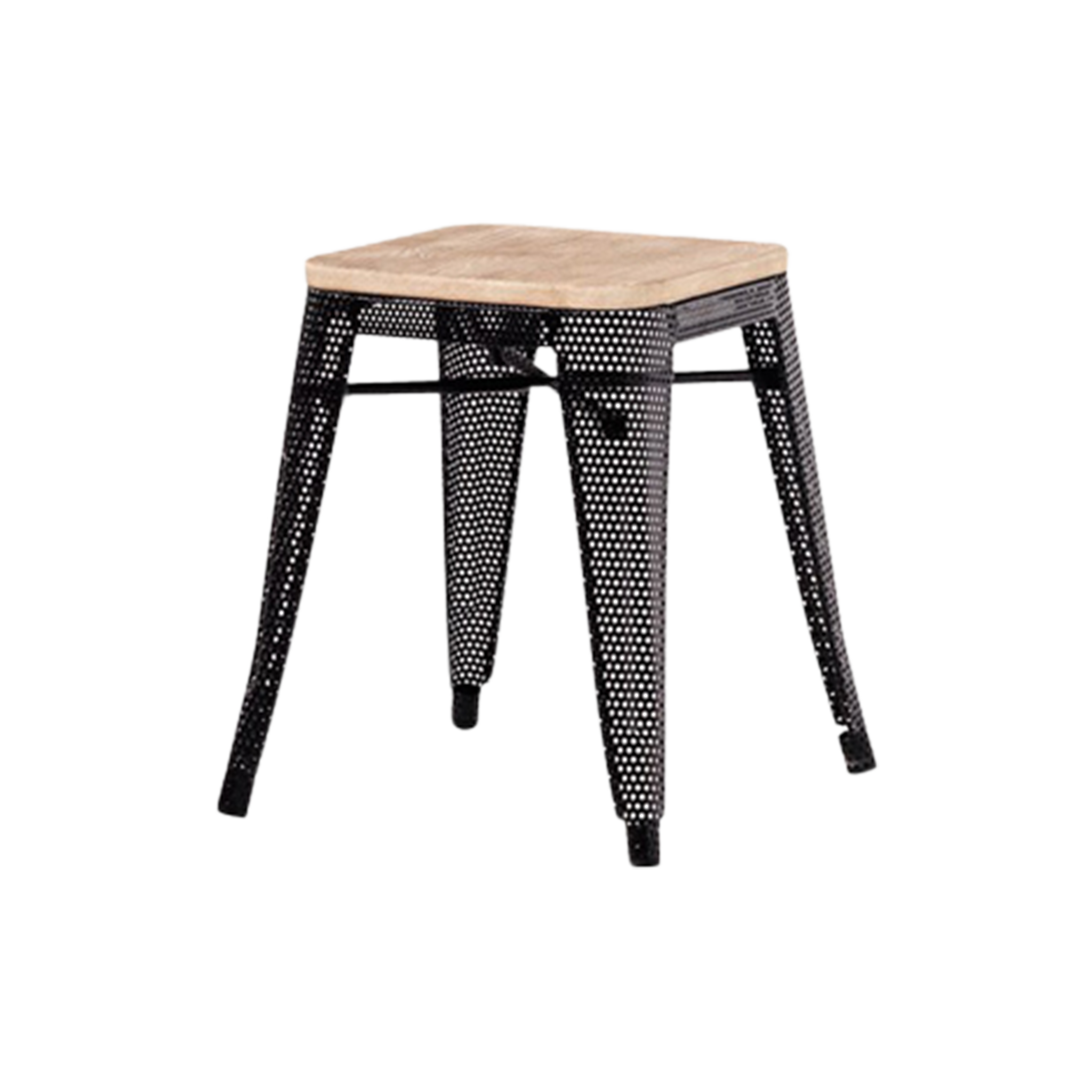 Tolix Timber Low Stool