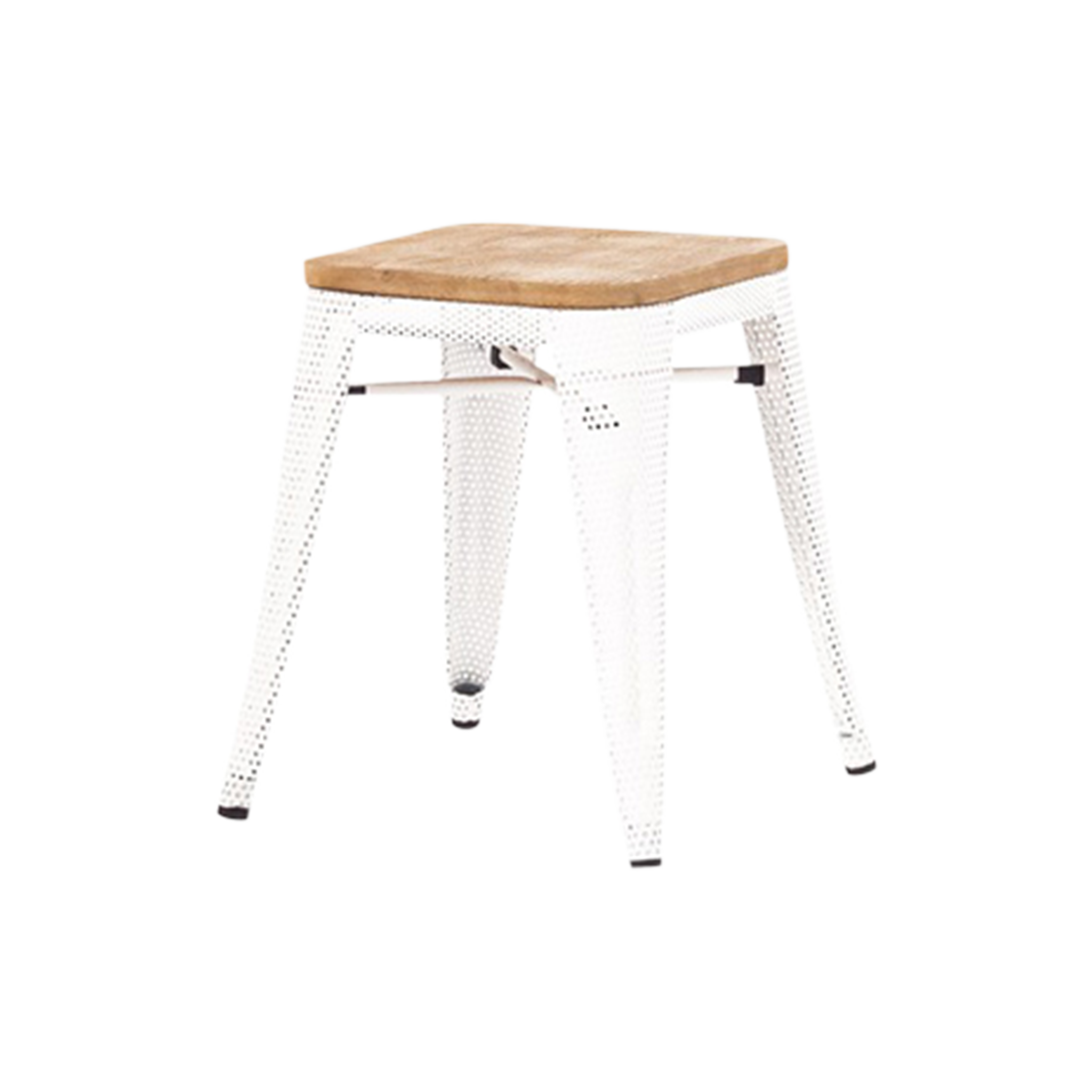Tolix Timber Low Stool