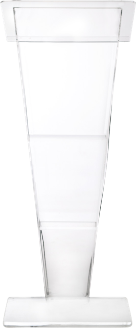 Clear Acrylic Lectern - Clear Acrylic Lectern